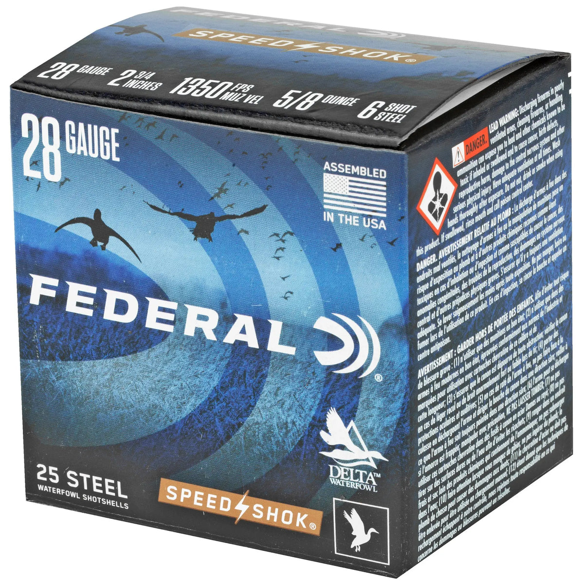 FED SPEED-SHOK STEEL 28GA 2 3/4 # 6 - American Ordnance