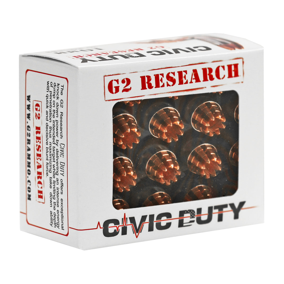 G2 RESEARCH CIVIC DUTY 10MM 122GR 20RD