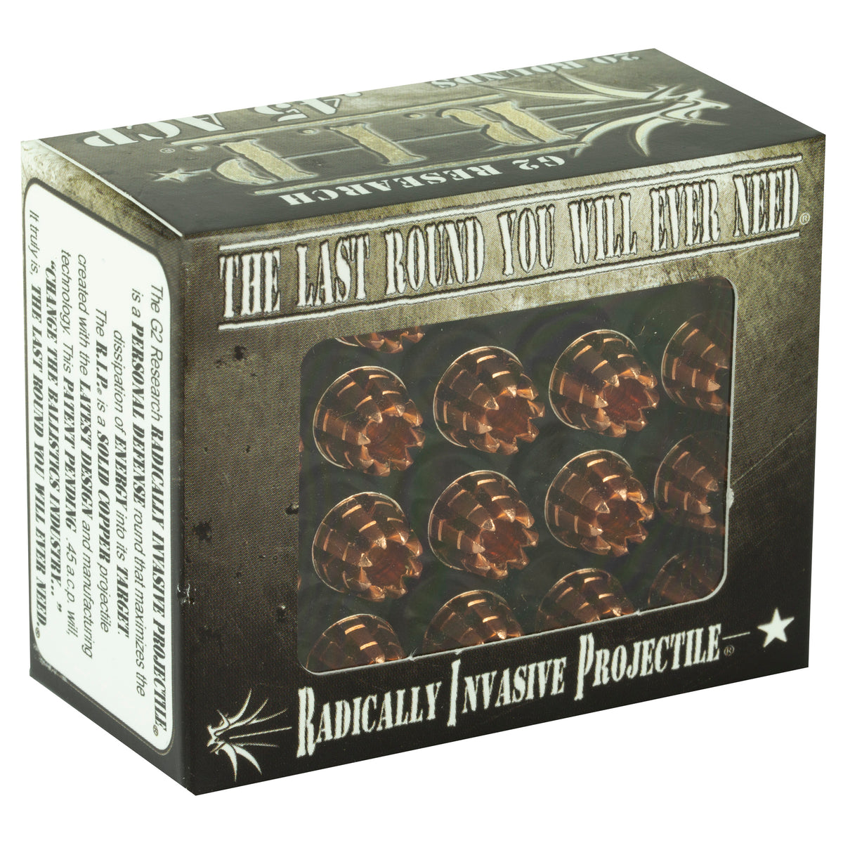G2 RESEARCH R.I.P. 45ACP 162GR 20RD