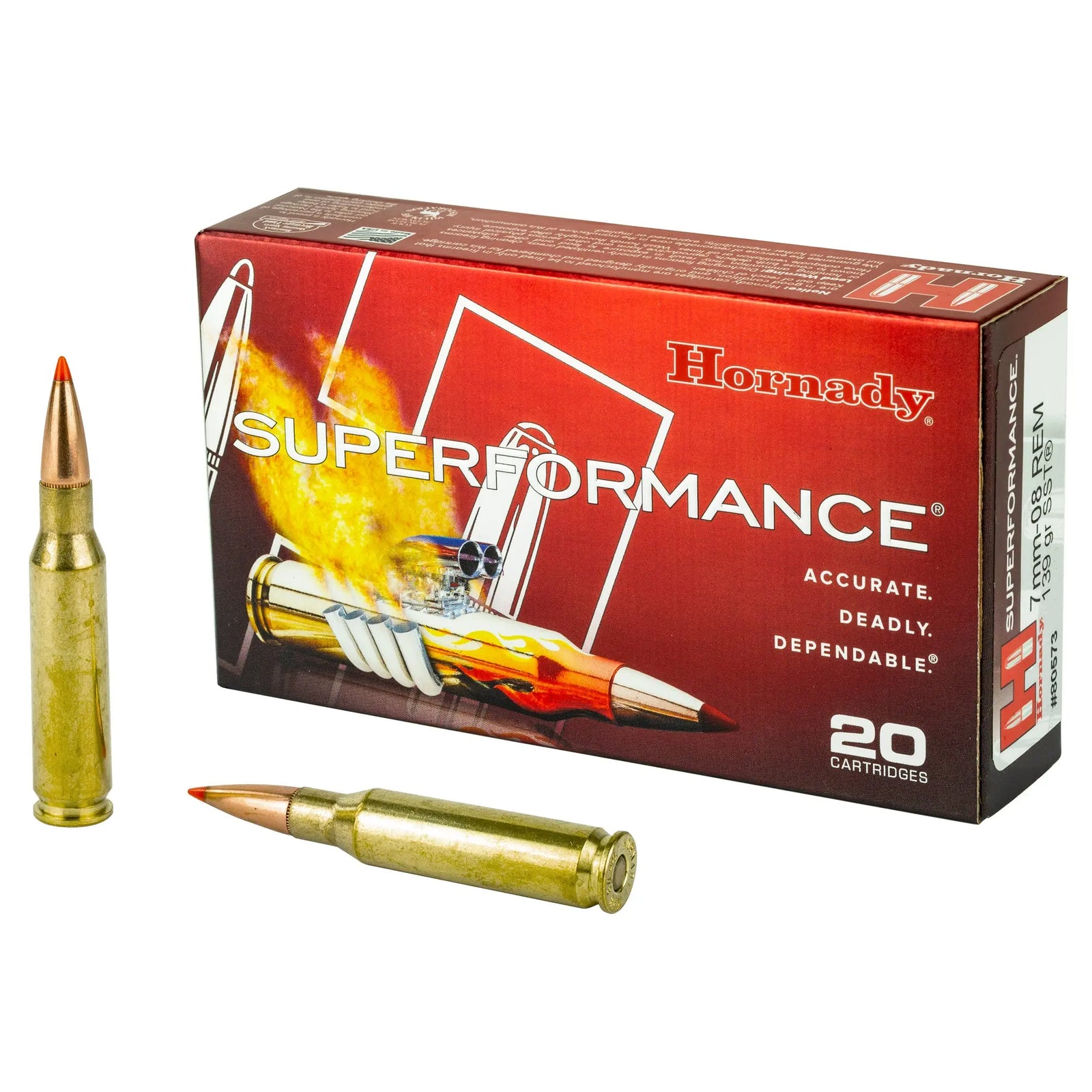 HRNDY SF 7MM-08 139GR SST 20/200 - American Ordnance