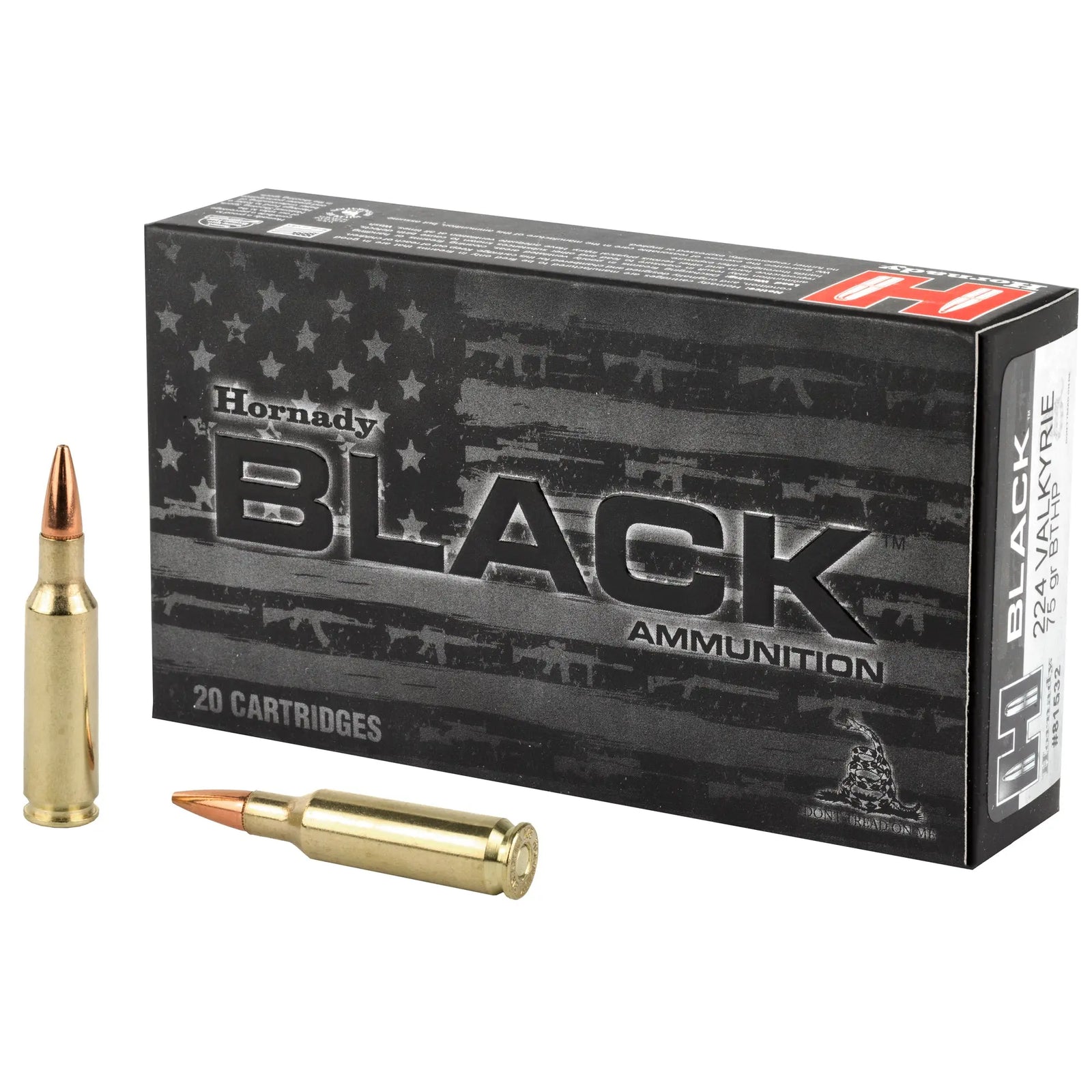 HRNDY BLACK 224VLK 75GR BTHP 20/200 - American Ordnance