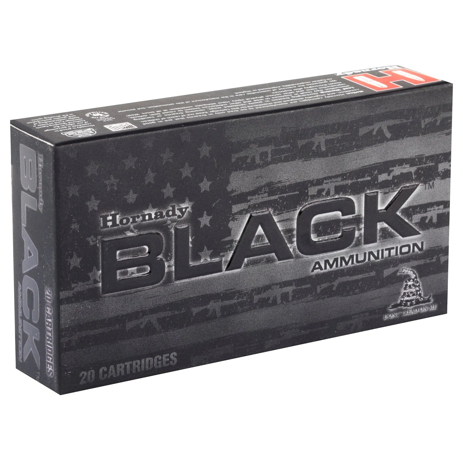 HRNDY BLACK 556NATO 62GR FMJ 20/200 - American Ordnance