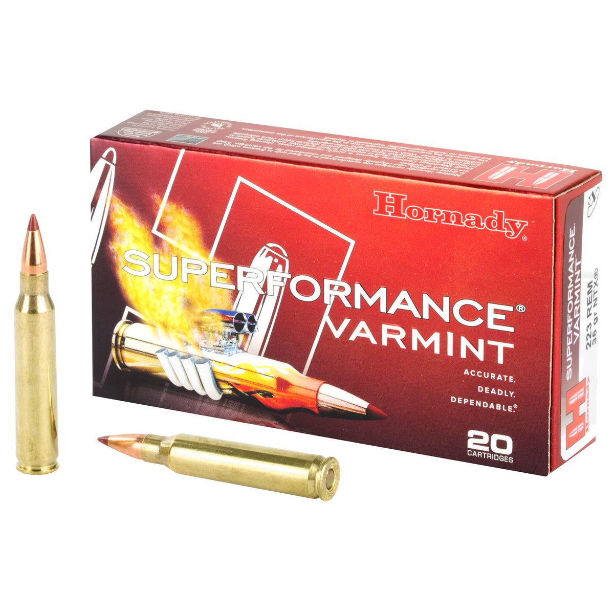 HORNADY 223REM 35GR NTX 20RD