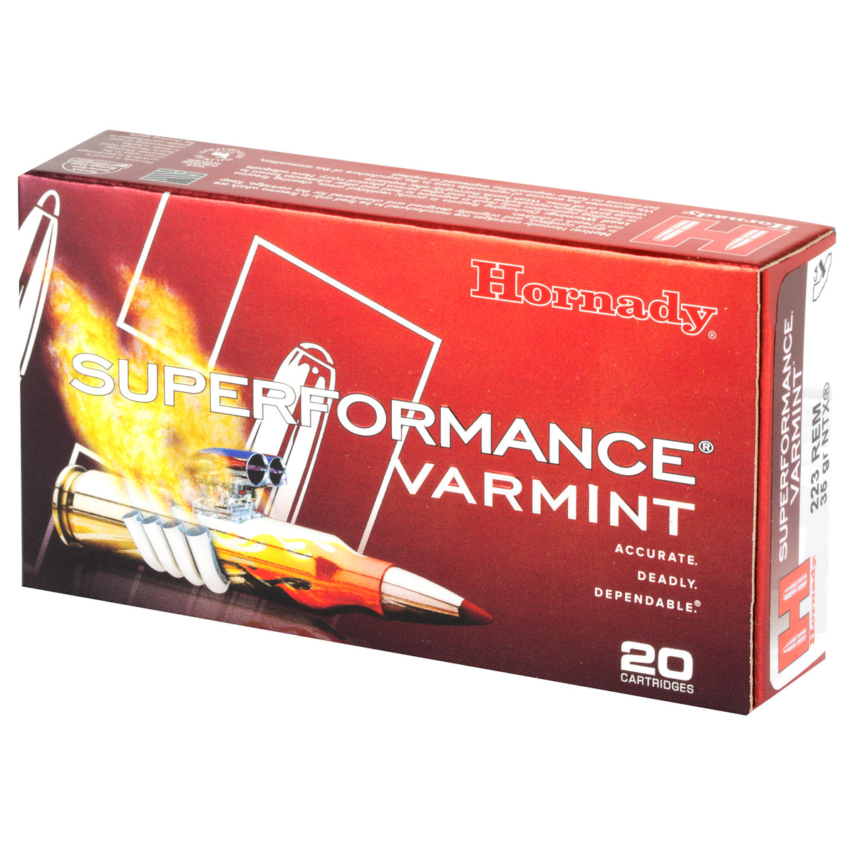 HORNADY 223REM 35GR NTX 20RD