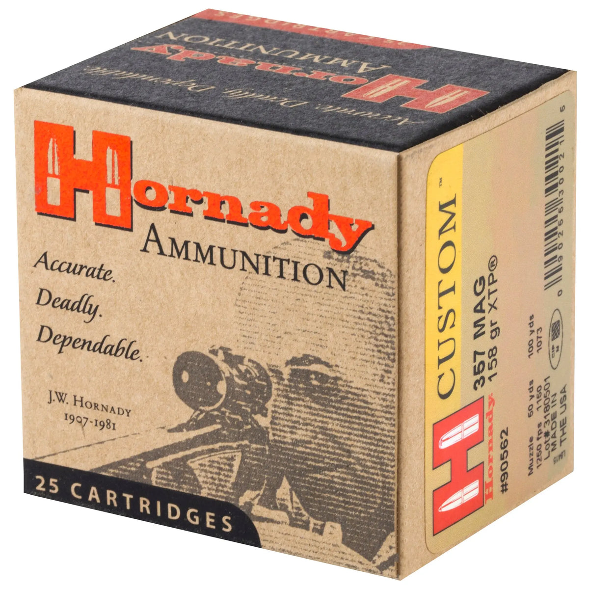 HRNDY 357MAG 158GR JHP/XTP 25/250 - American Ordnance