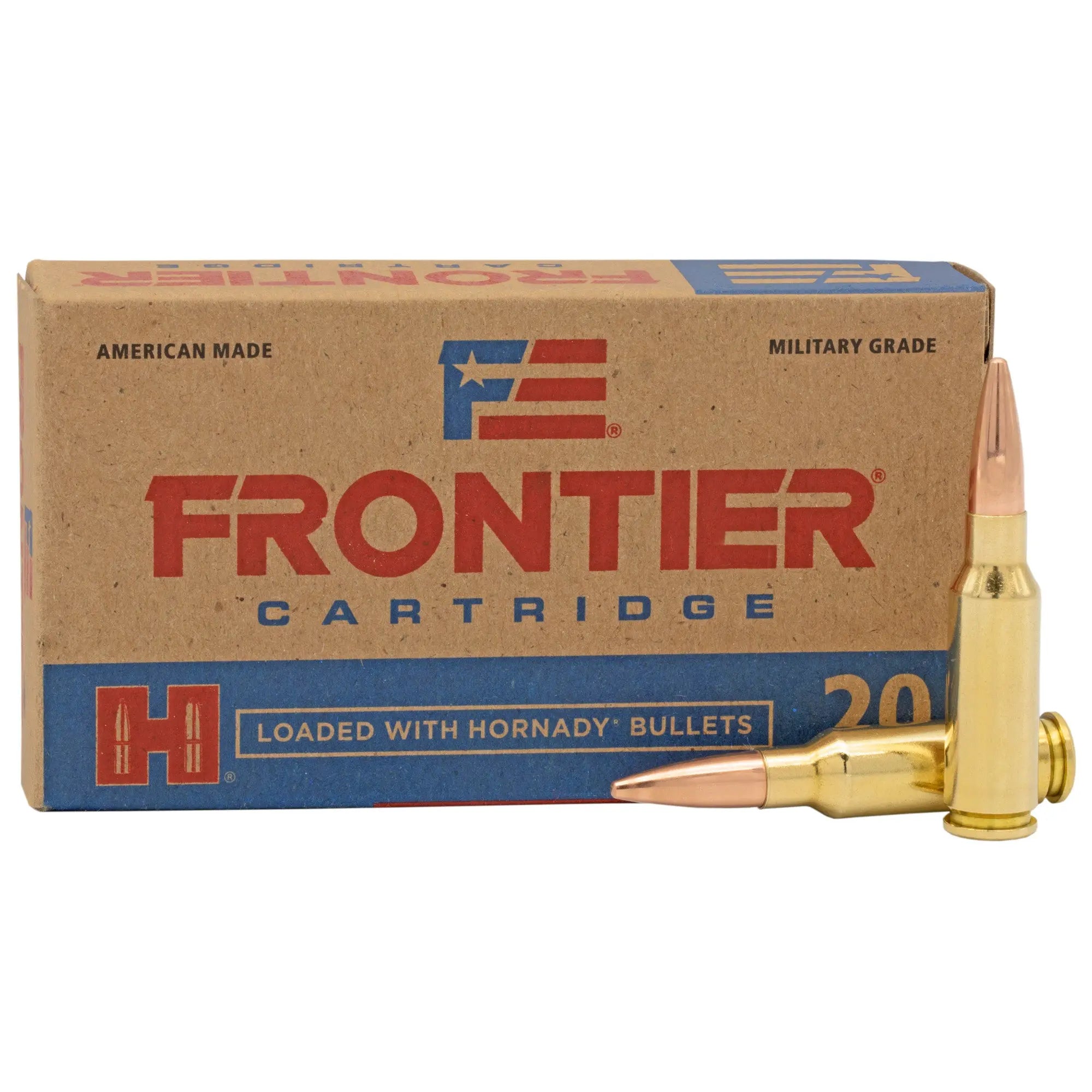 FRONTIER 6.5GRENDEL 123GR FMJ 20/200 - American Ordnance