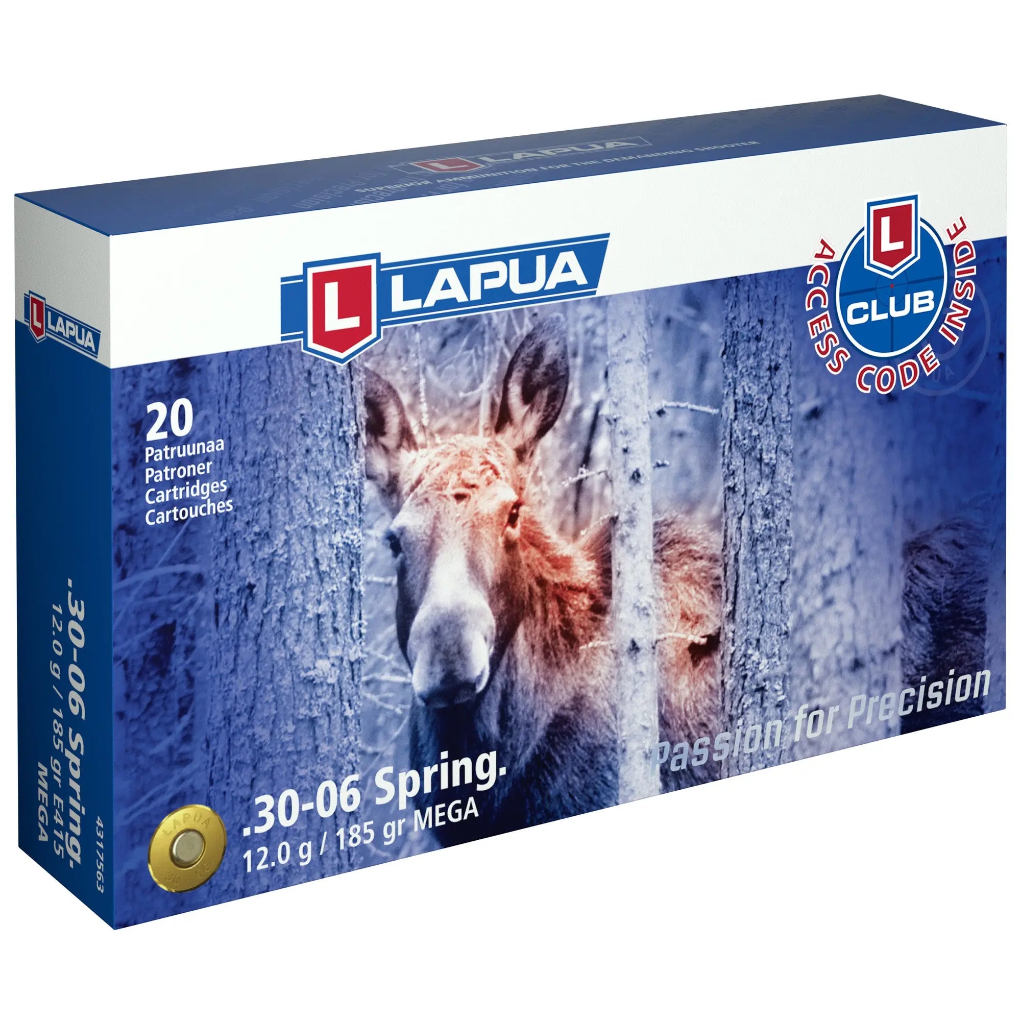 LAPUA 30-06 185GR MEGA SP 20/600 - American Ordnance
