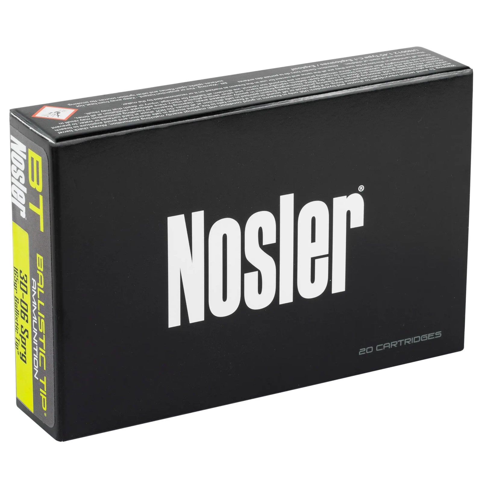 NOSLER 30-06SP 165GR BT 20/200 - American Ordnance