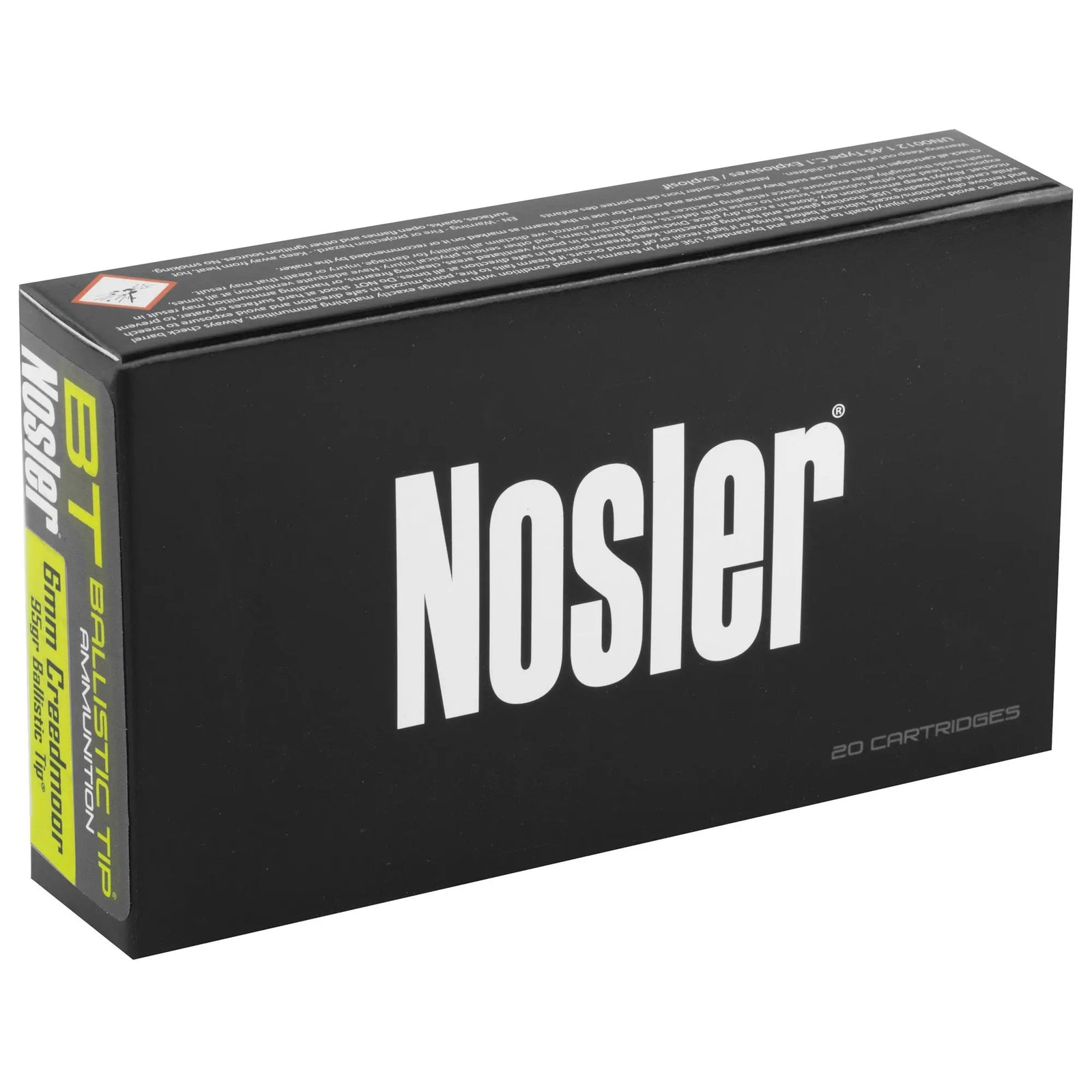 NOSLER 6MM CREED 95GR BT 20/200 - American Ordnance