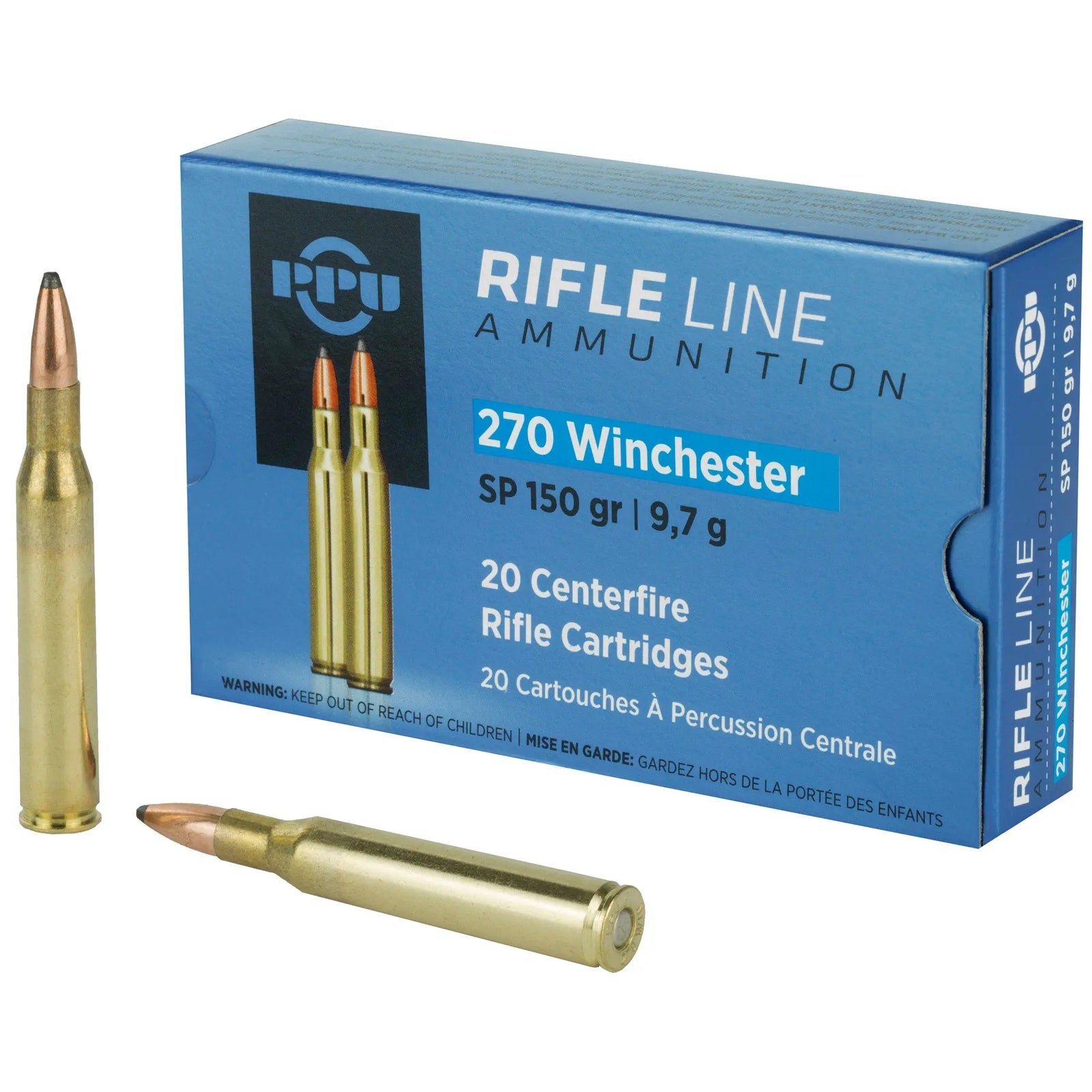 PPU 270WIN SP 150GR 20/200 - American Ordnance