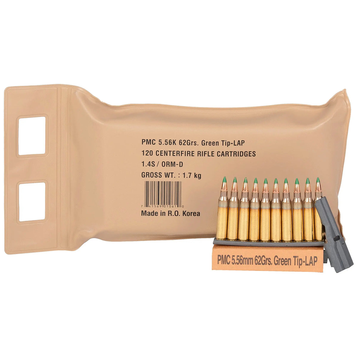 PMC XTAC 556NATO 62GR GT-LAP 6 BX BP - American Ordnance
