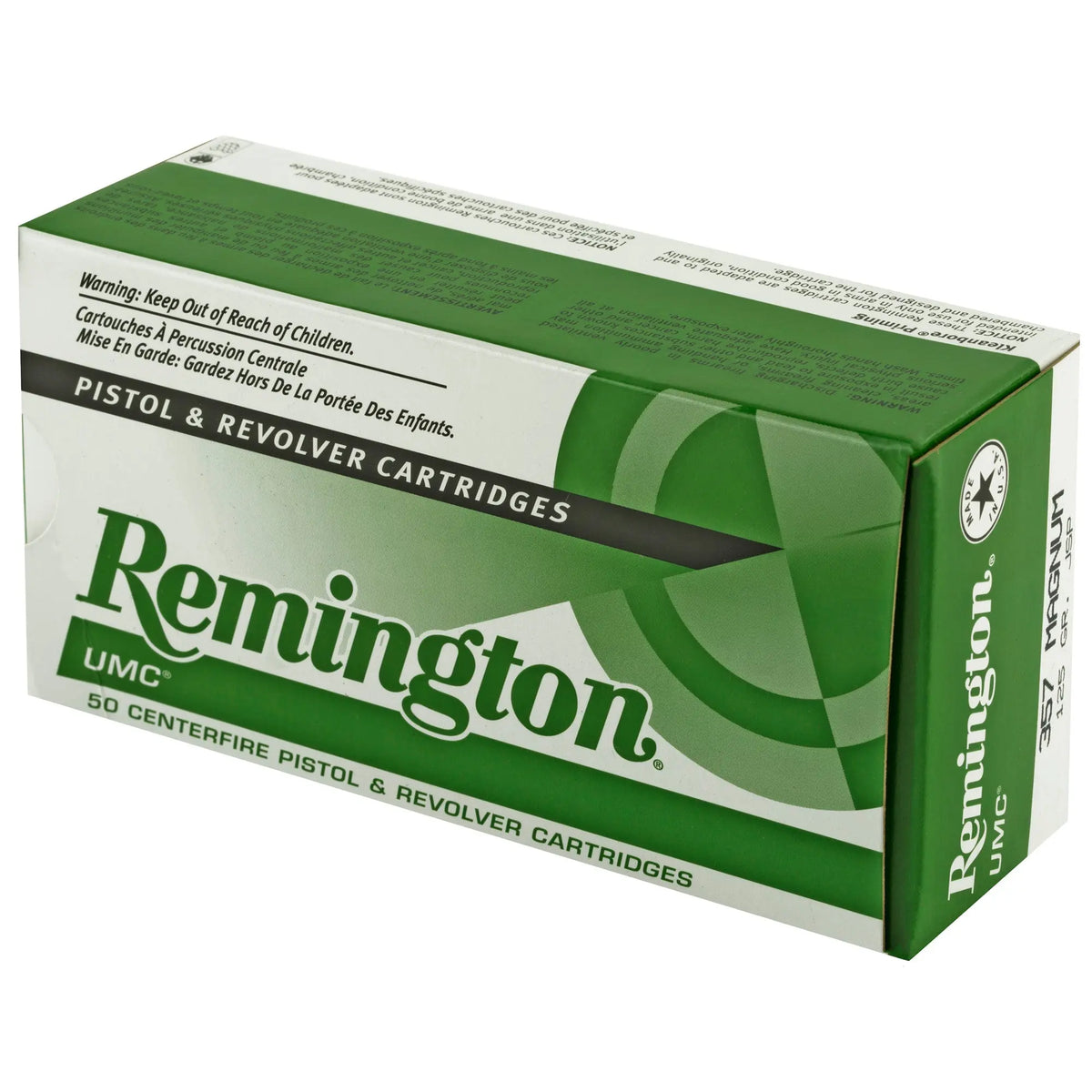 REM UMC 357MAG 125GR JSP 50/500 - American Ordnance