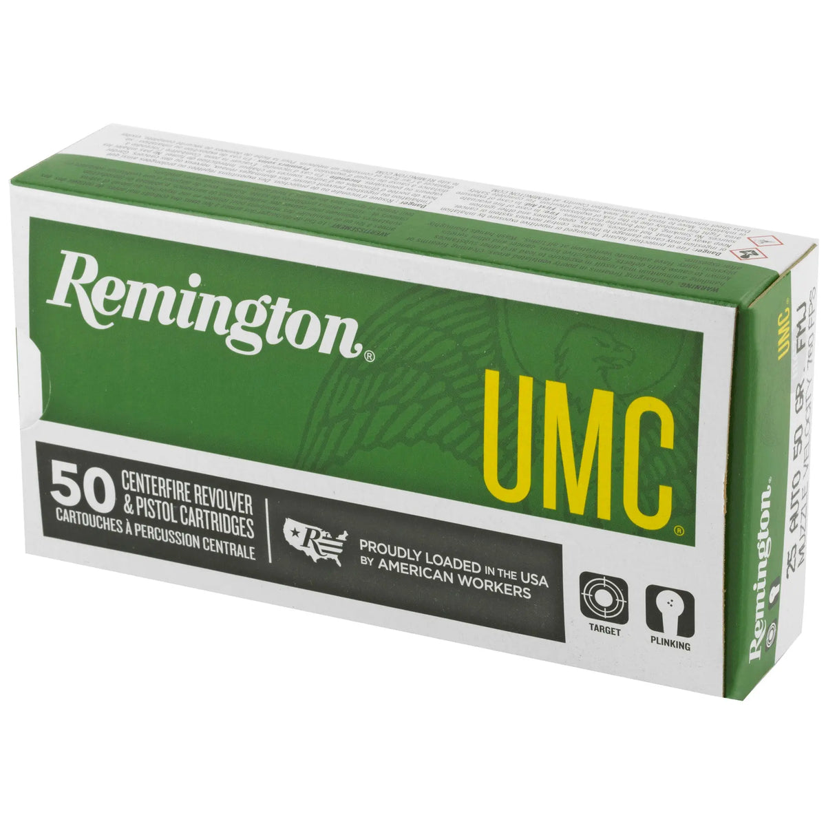 REM UMC 25ACP 50GR FMJ 50/500 - American Ordnance