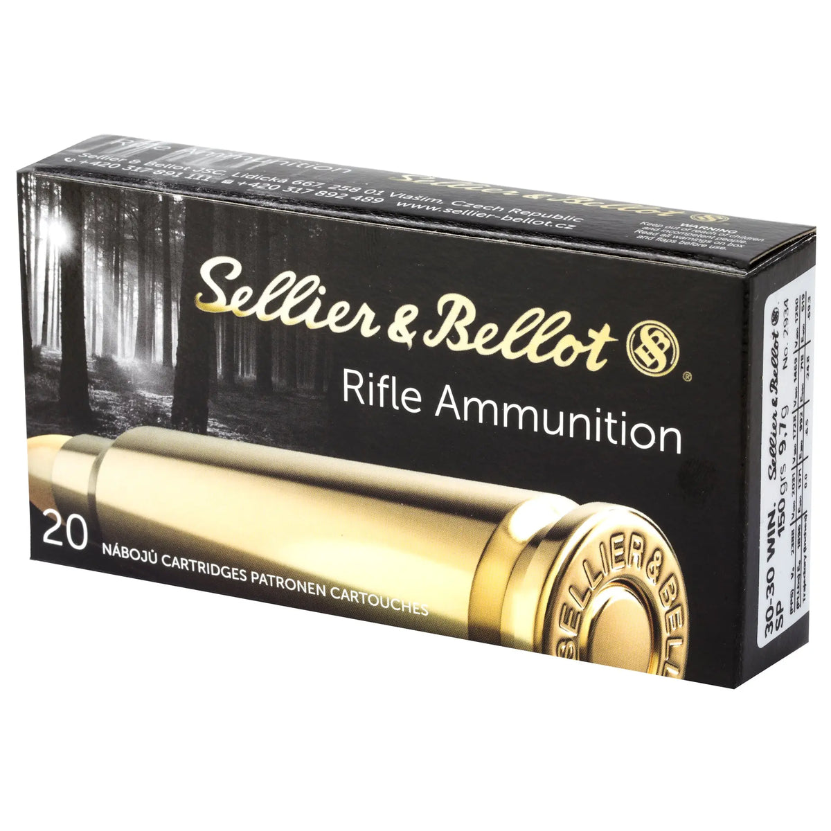 S&amp;B 30-30WIN 150GR SP 20/500 - American Ordnance
