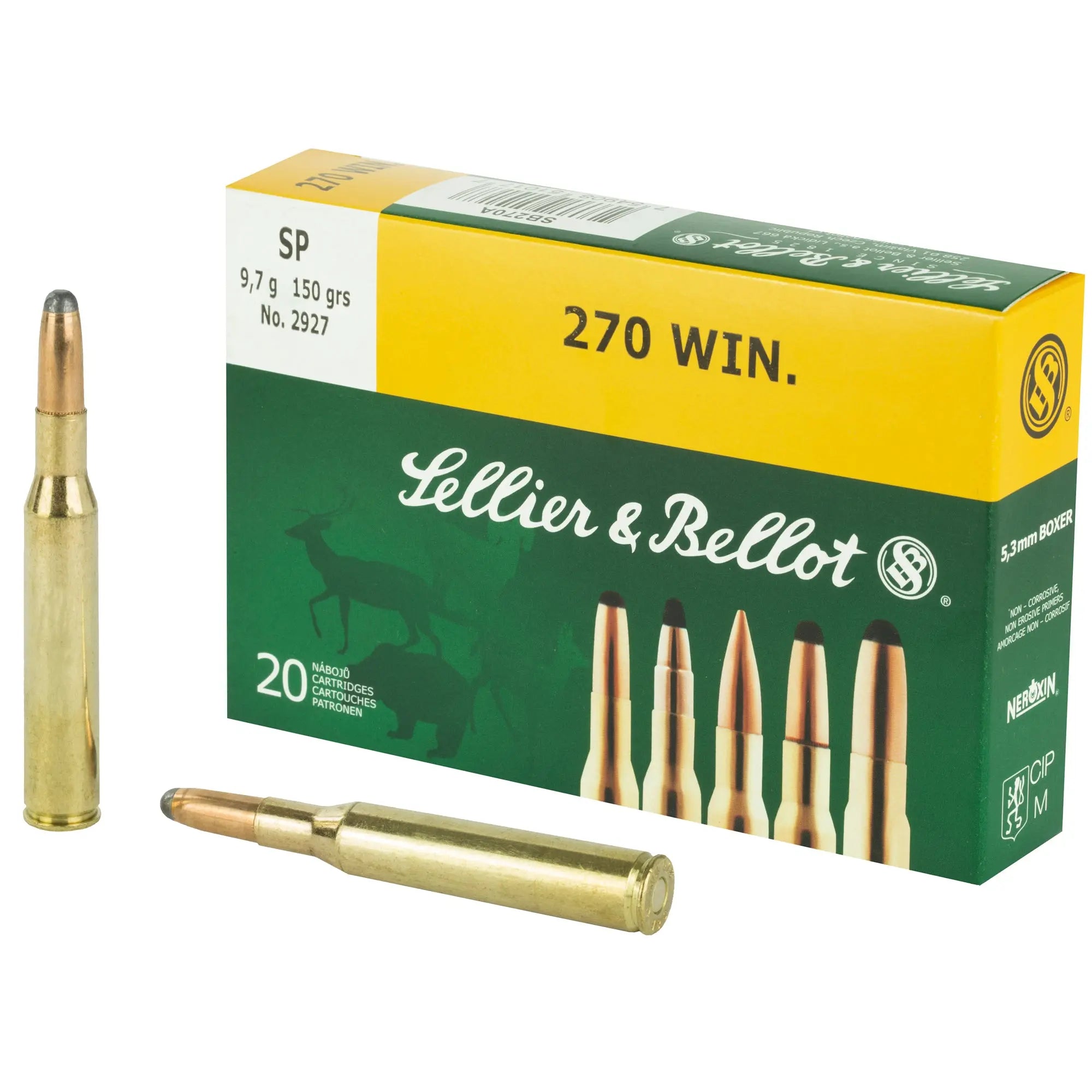 S&B 270WIN 150GR SP 20/400 - American Ordnance