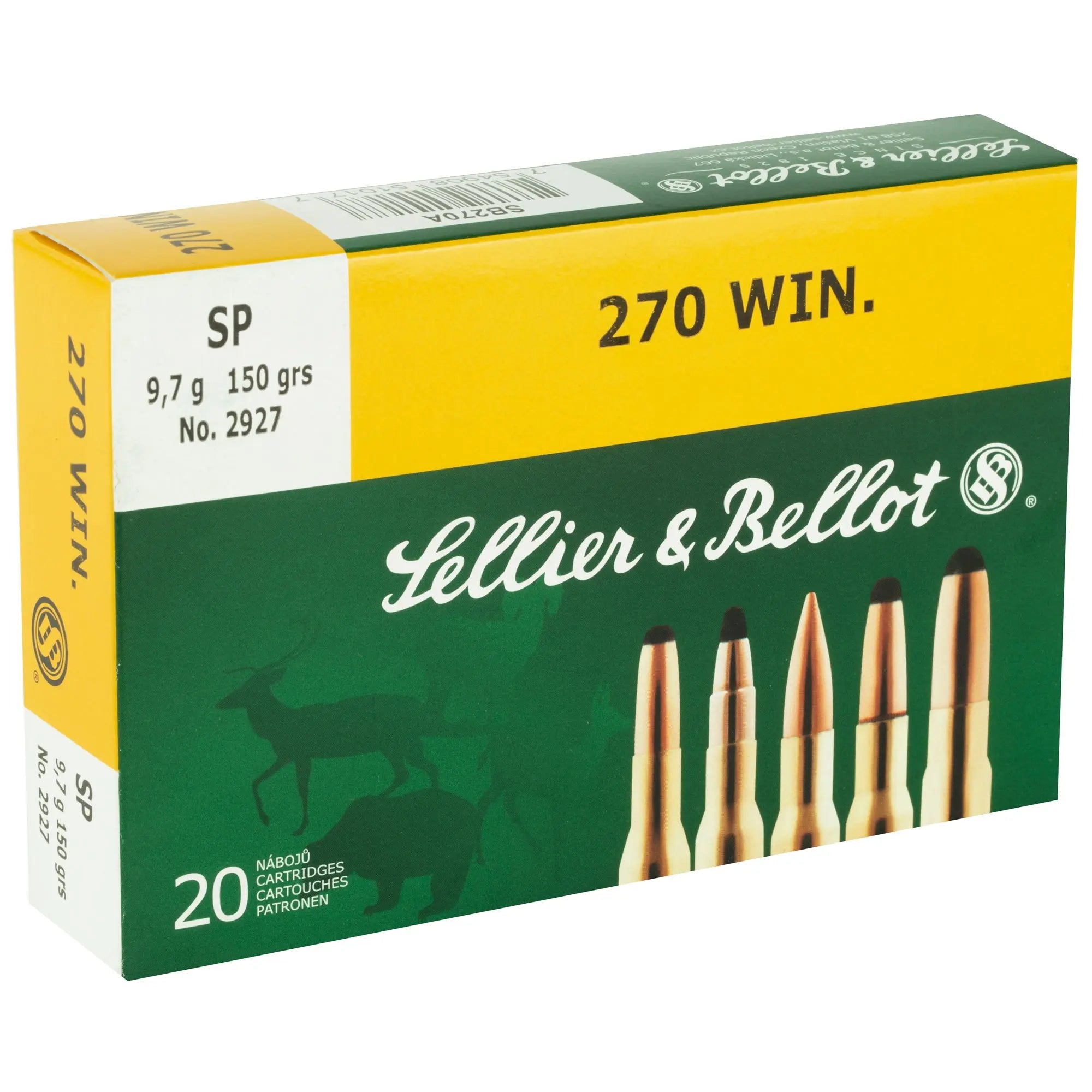 S&B 270WIN 150GR SP 20/400 - American Ordnance