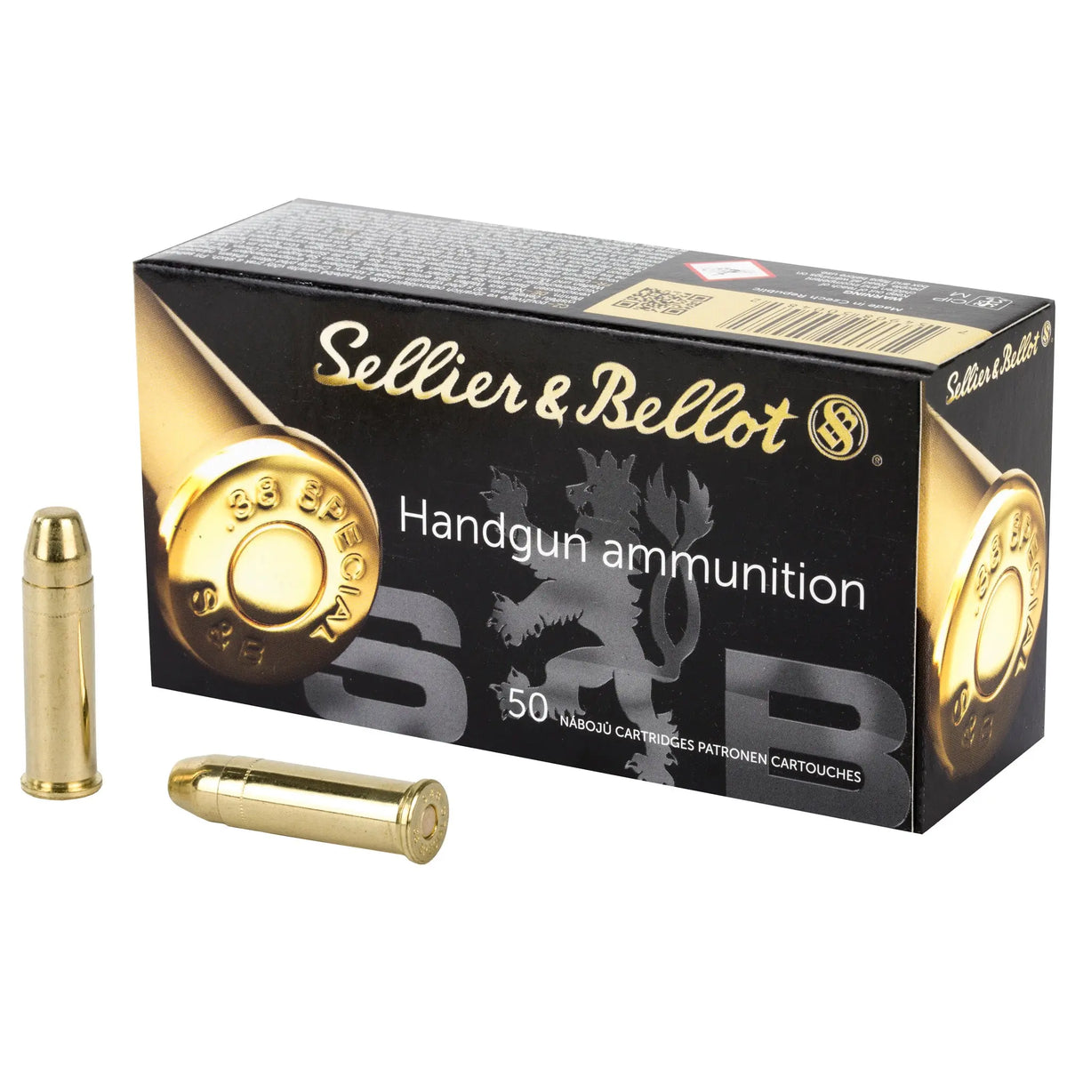 S&amp;B 38SPL 158GR FMJ 50/1000 - American Ordnance