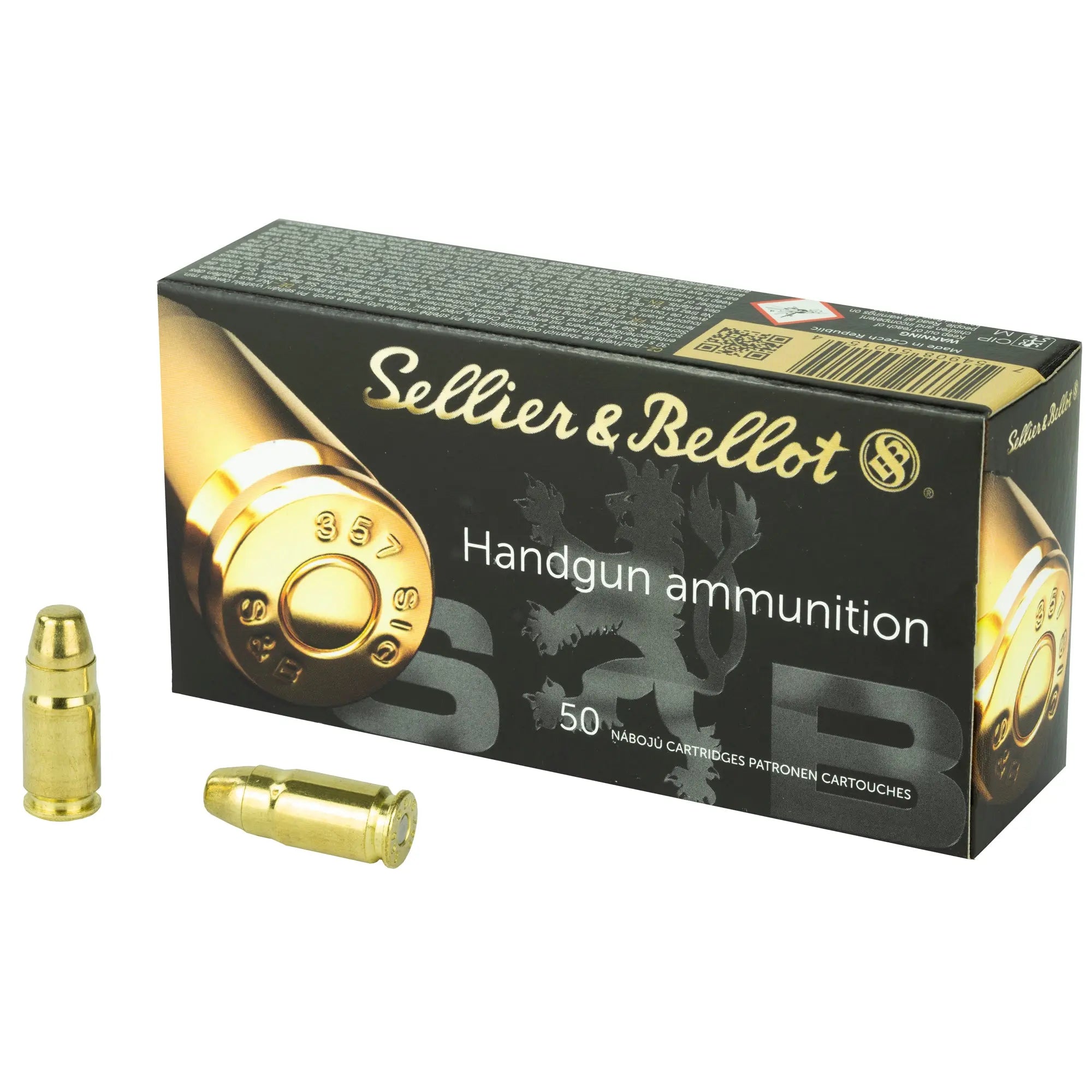 S&B 357SIG 140GR FMJ 50/1000 - American Ordnance