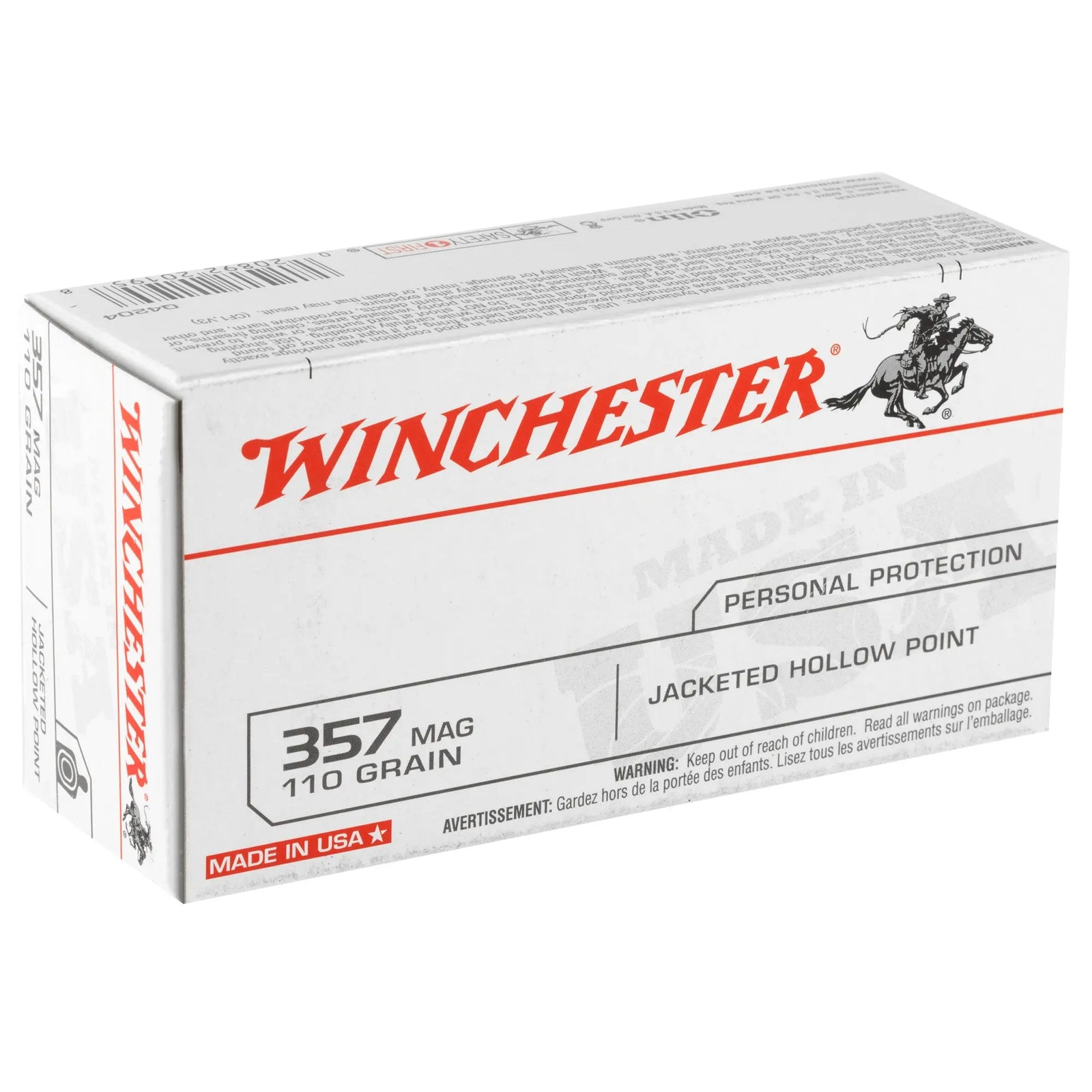WIN USA 357MAG 110JHP 50/500 - American Ordnance