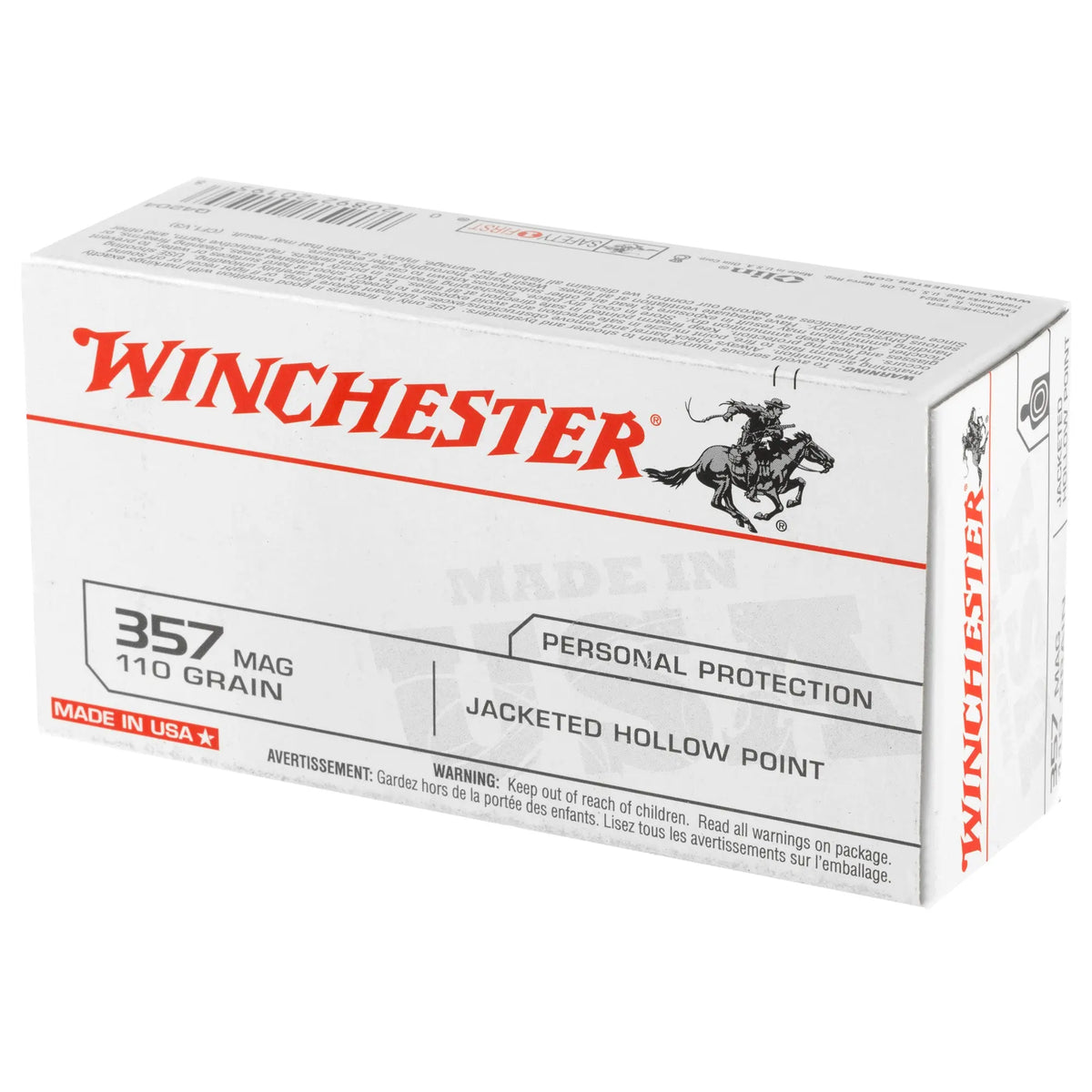 WIN USA 357MAG 110JHP 50/500 - American Ordnance