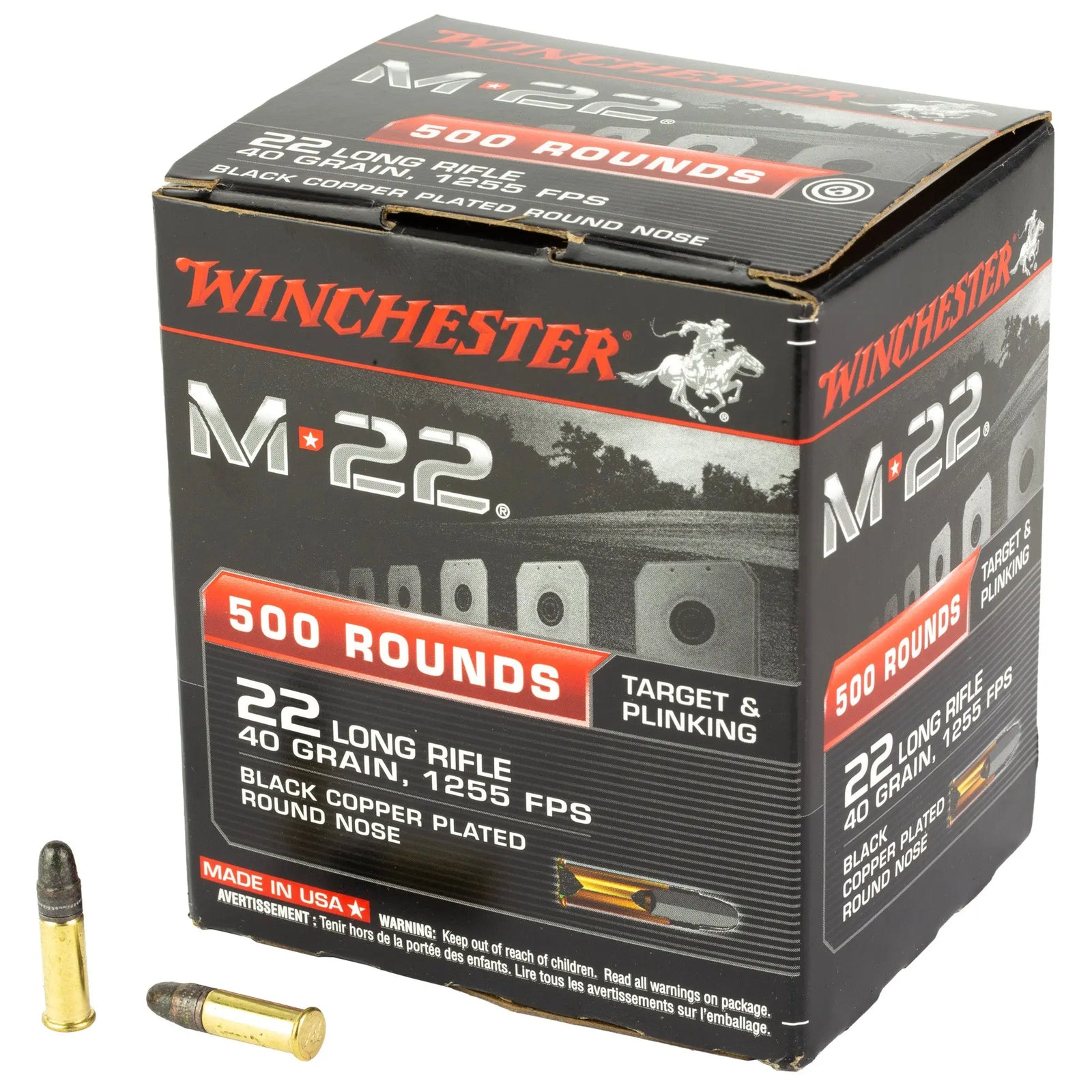 WIN M-22 22LR 40GR CPRN 1000/2000 - American Ordnance