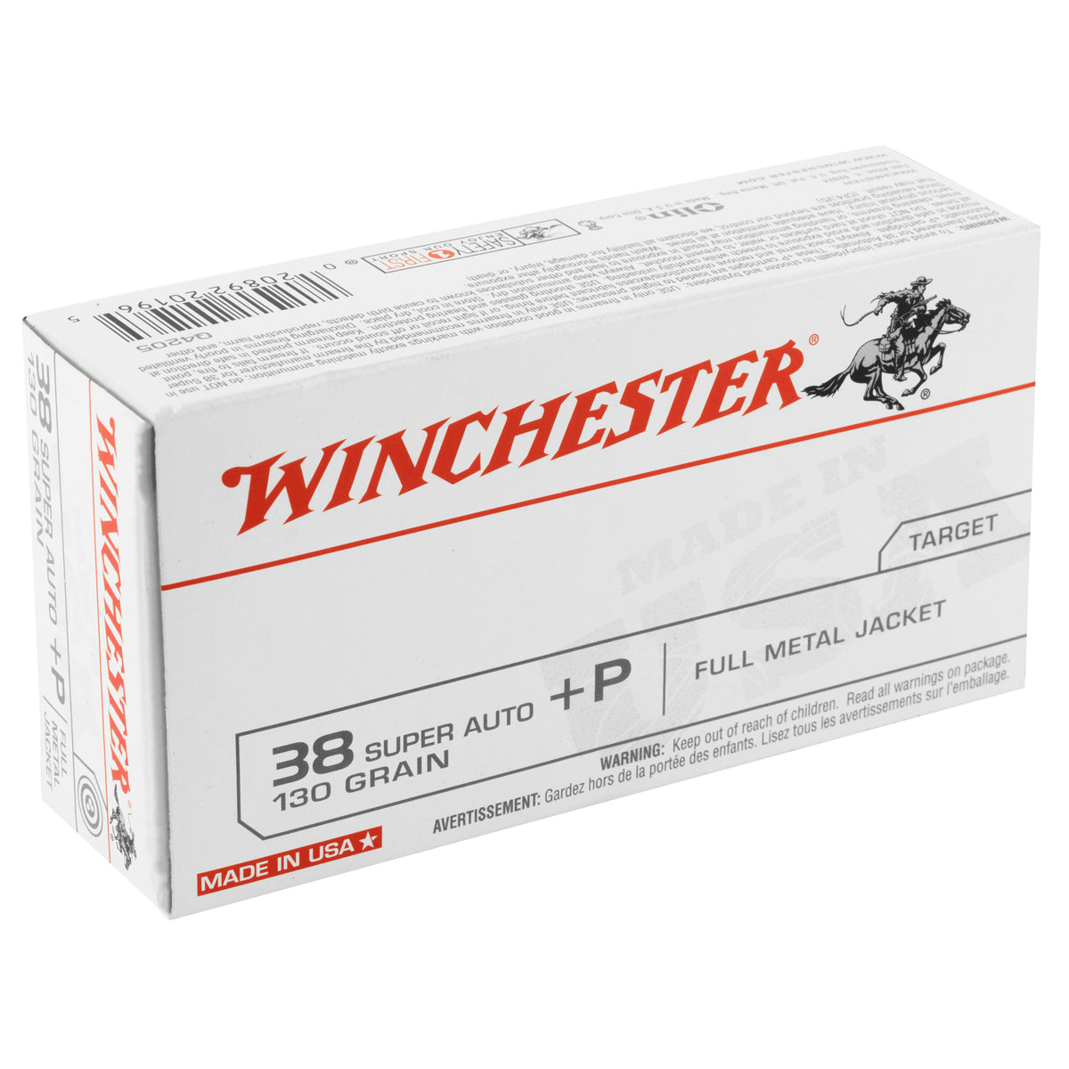 WIN USA 38SUP +P 130GR FMJ 50RD