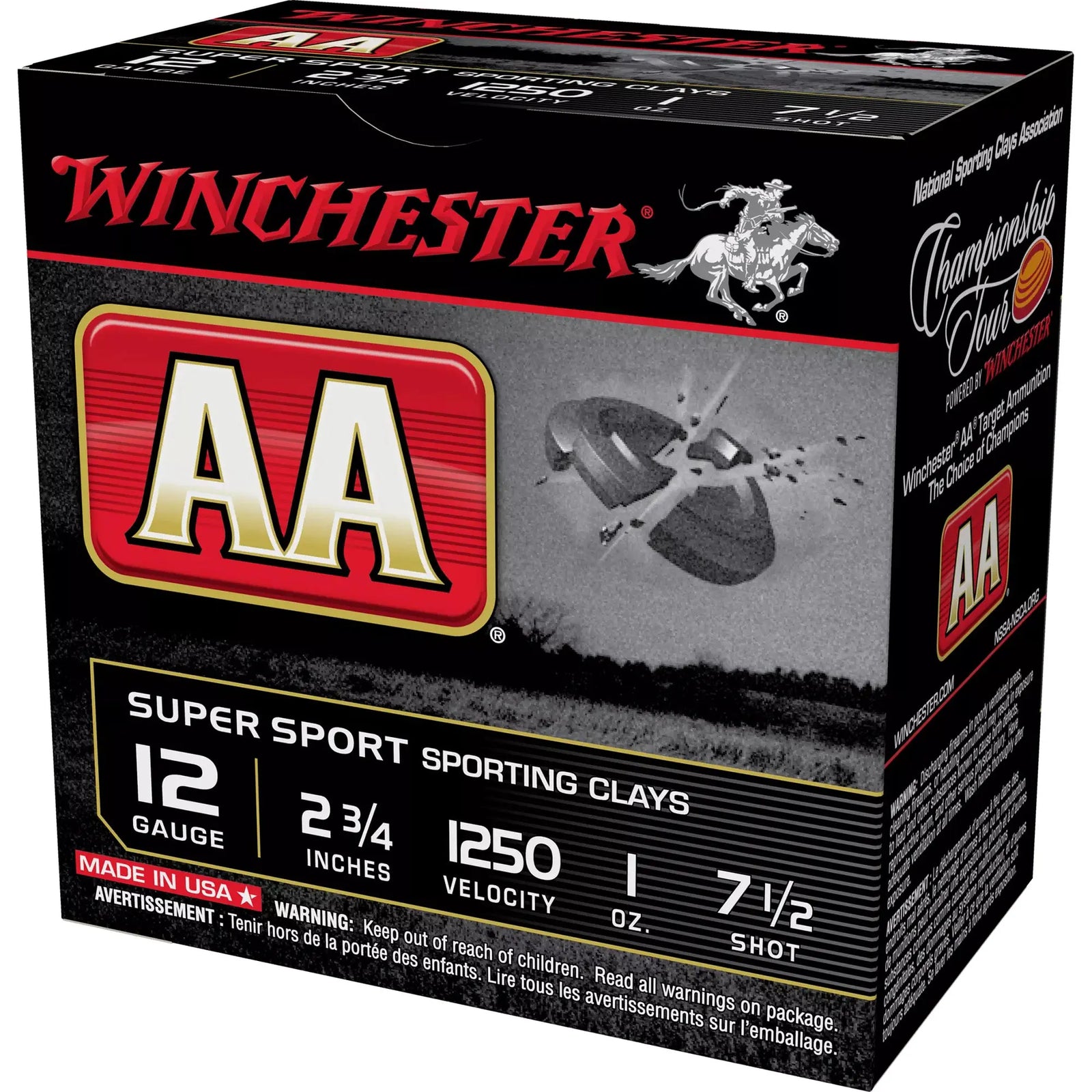 WIN AA SPRT SC 12GA 2.75 #7.5 25/250 - American Ordnance