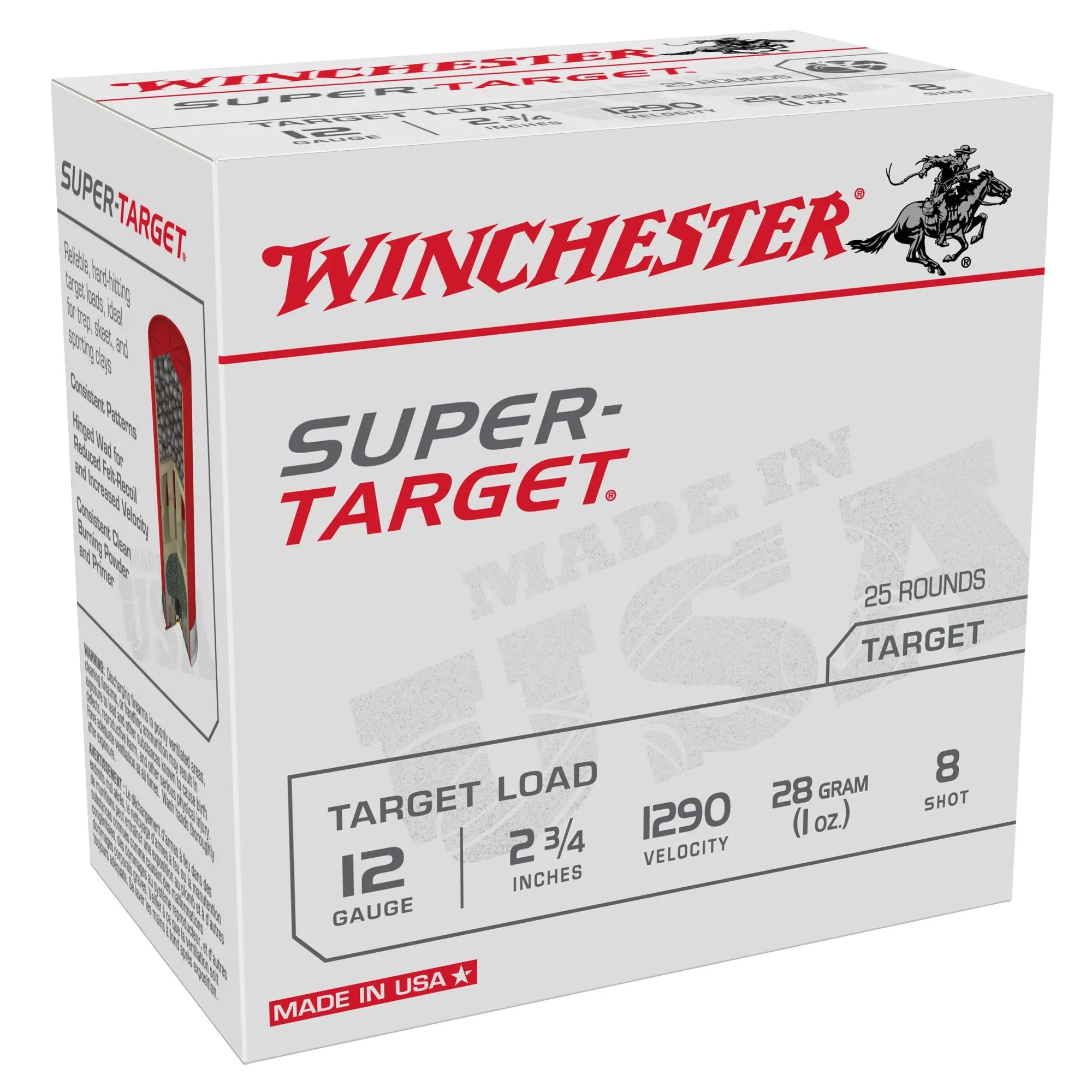 WIN SPR-TRGT 12GA 2-3/4" #8 25/250 - American Ordnance