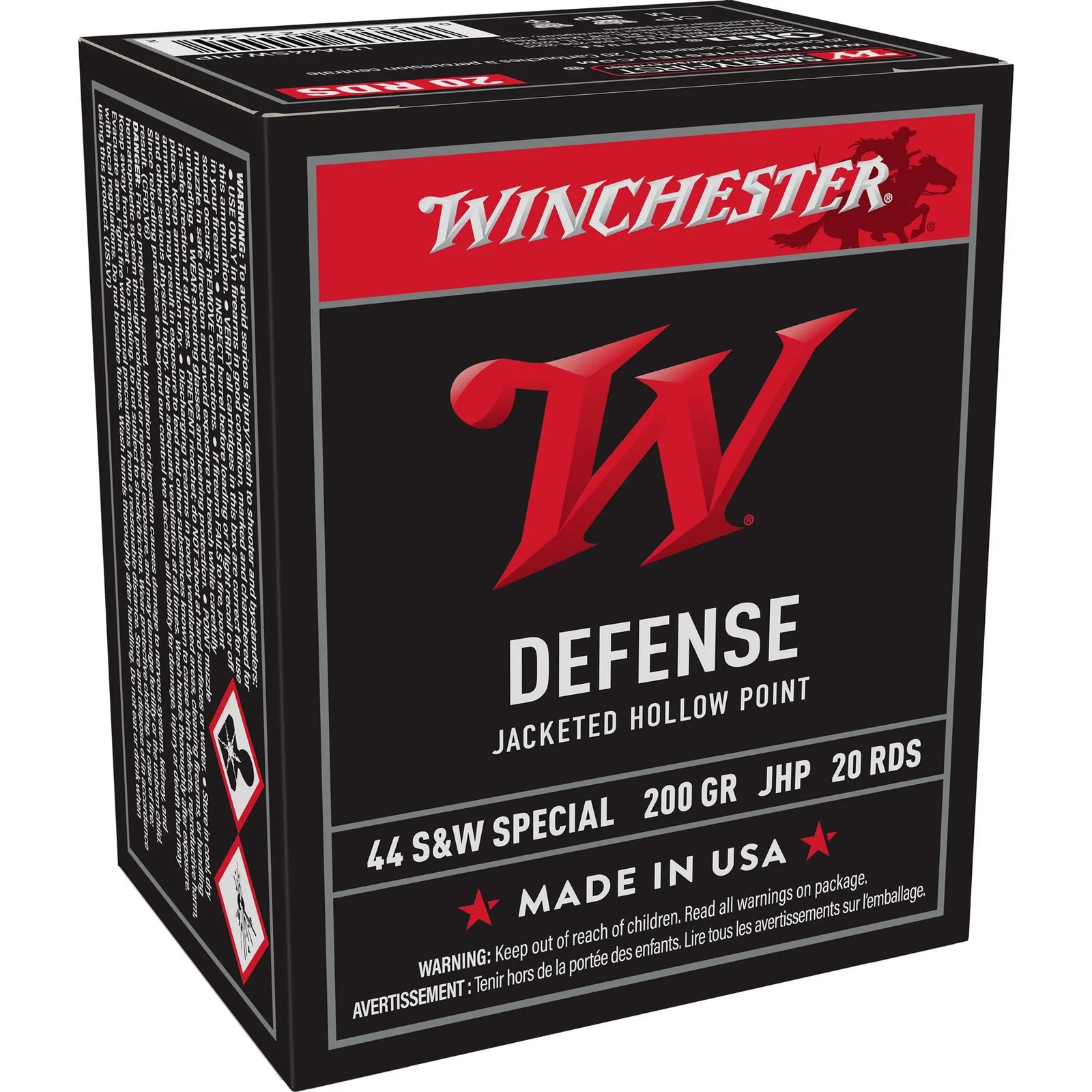 WIN USA WHITE BX 44S&W 200GR 20/200 - American Ordnance