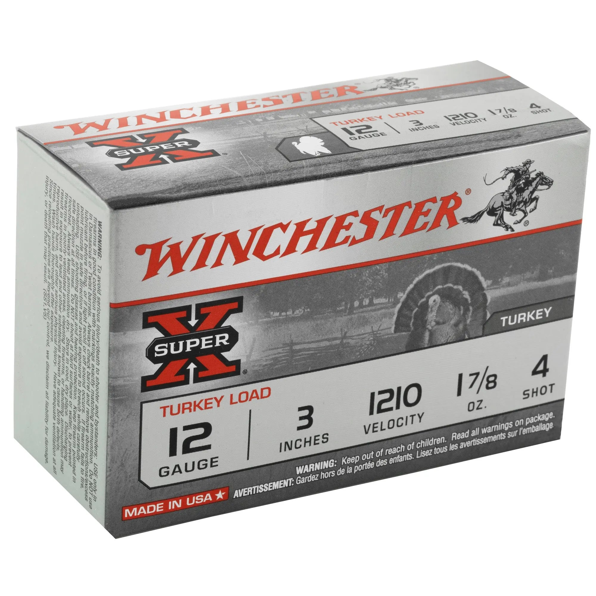 WIN SPRX TRKY 12GA 3" #4 10/100 - American Ordnance