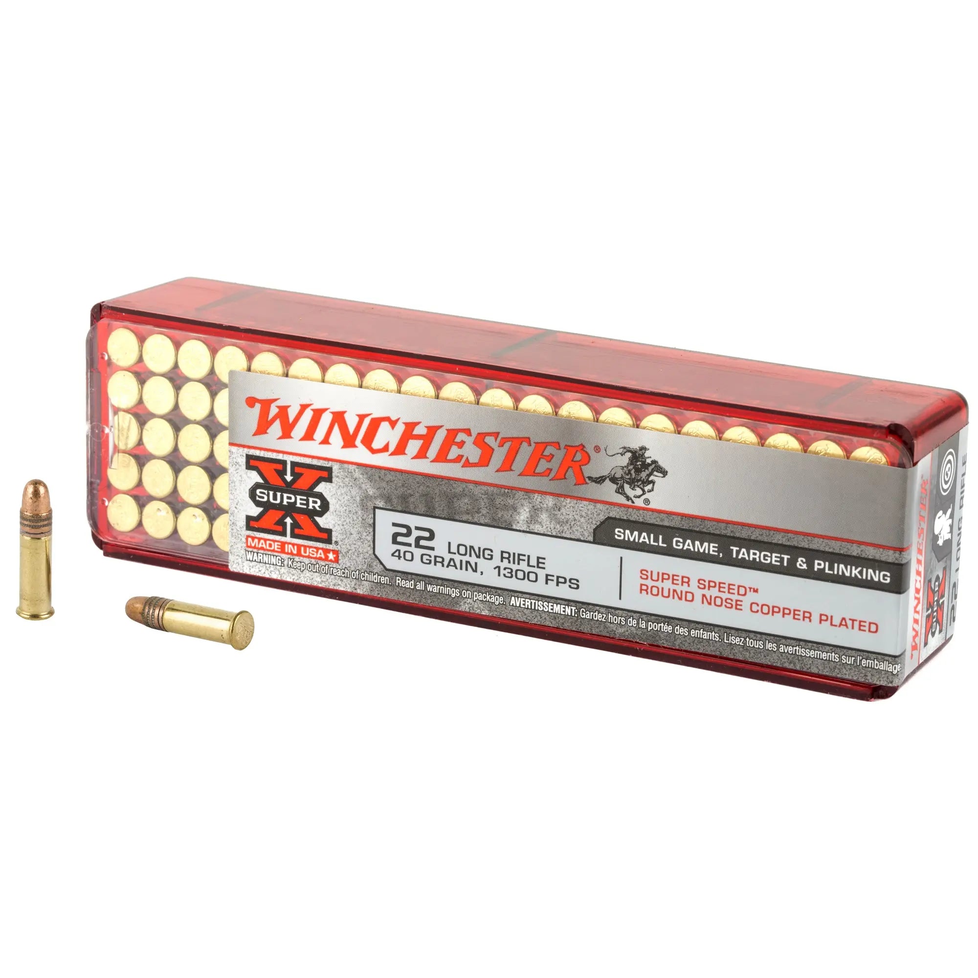 WIN SPRX 22LR SS 40GR PRN 100/2000 - American Ordnance