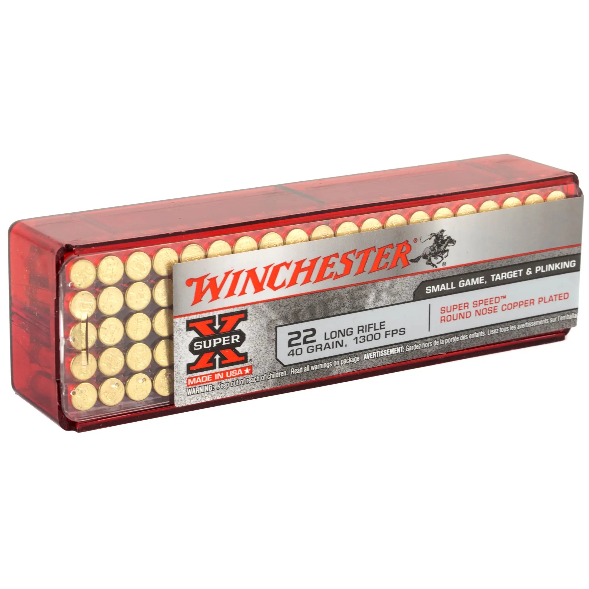 WIN SPRX 22LR SS 40GR PRN 100/2000 - American Ordnance