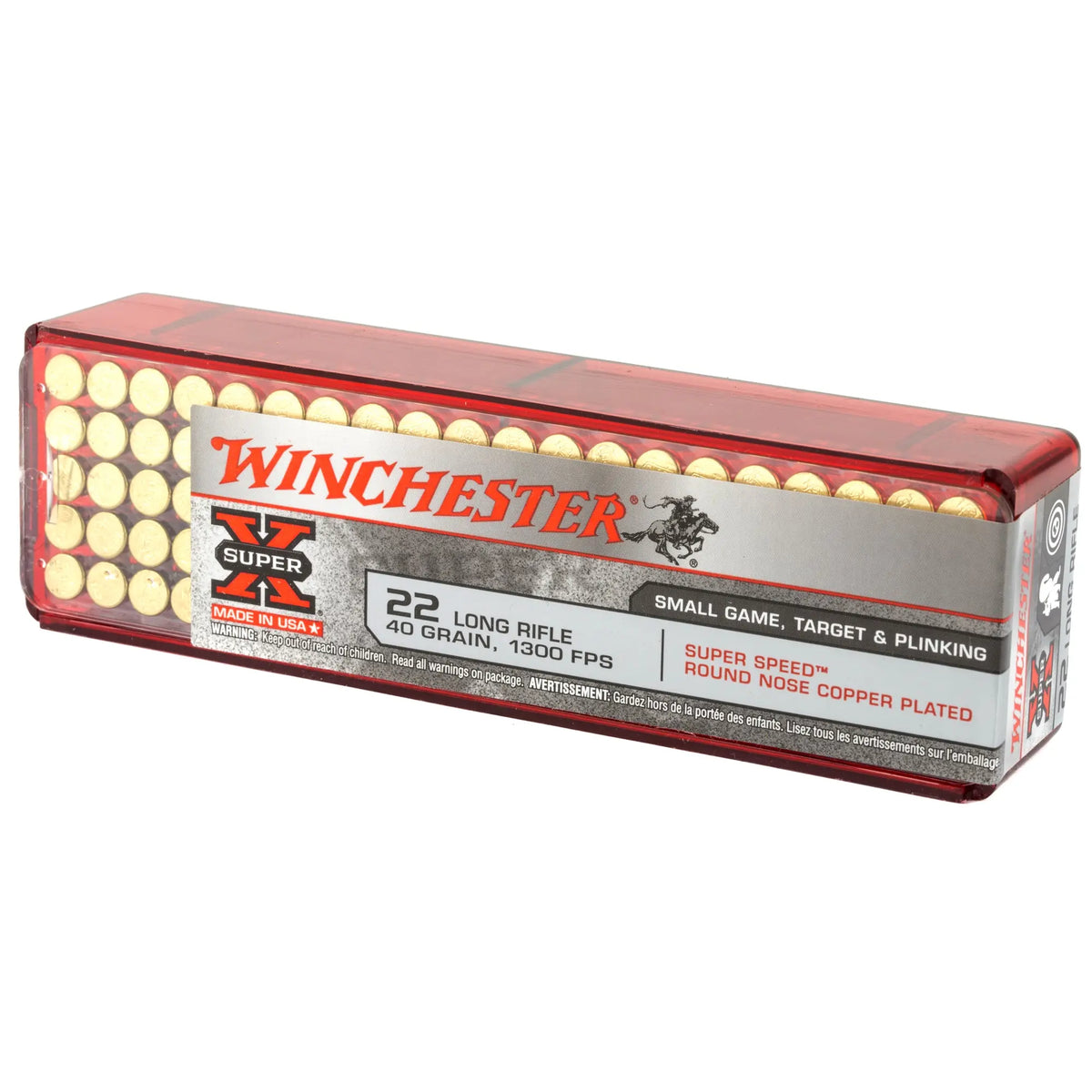 WIN SPRX 22LR SS 40GR PRN 100/2000 - American Ordnance
