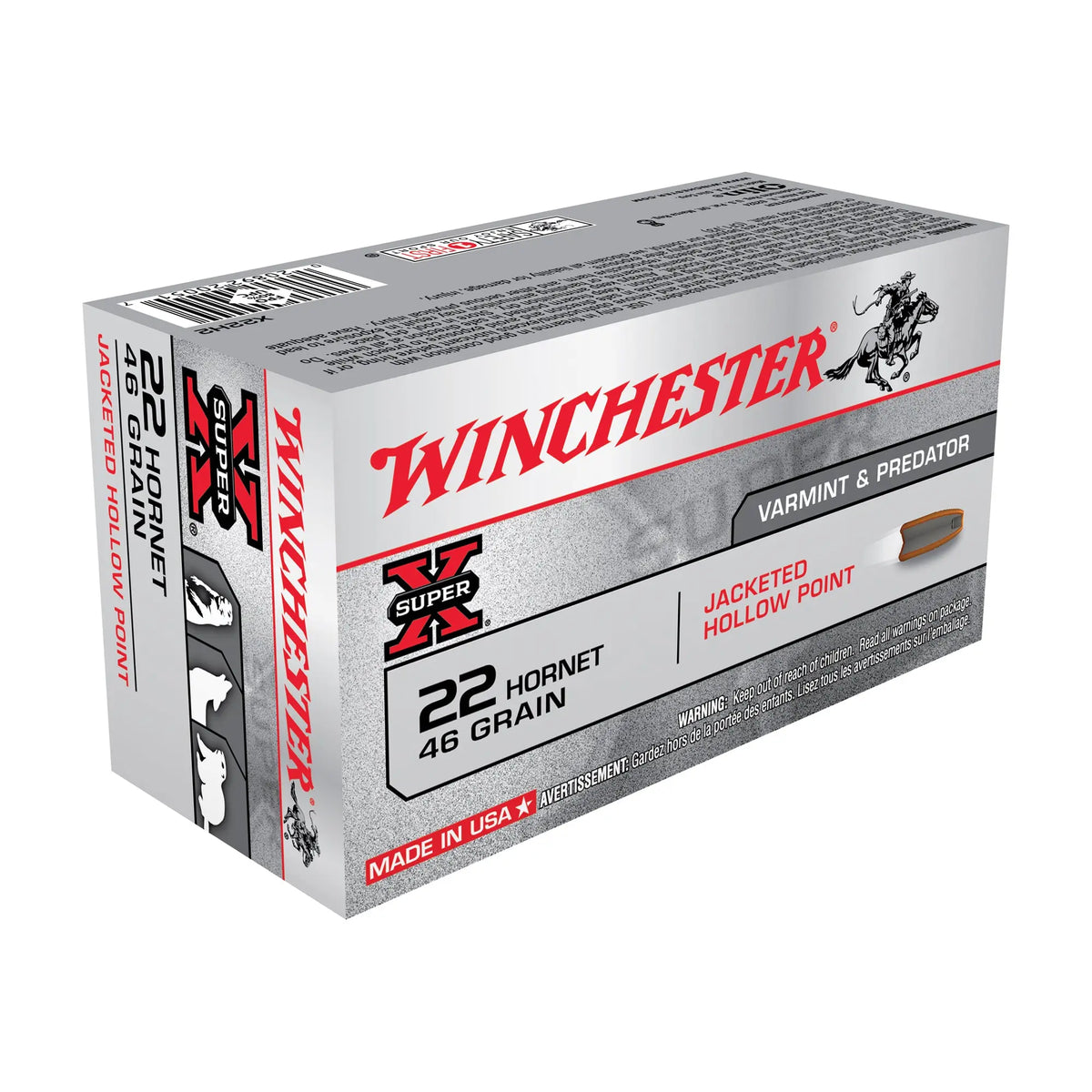 WIN SPRX 22HORN 46GR JHP 50/500 - American Ordnance