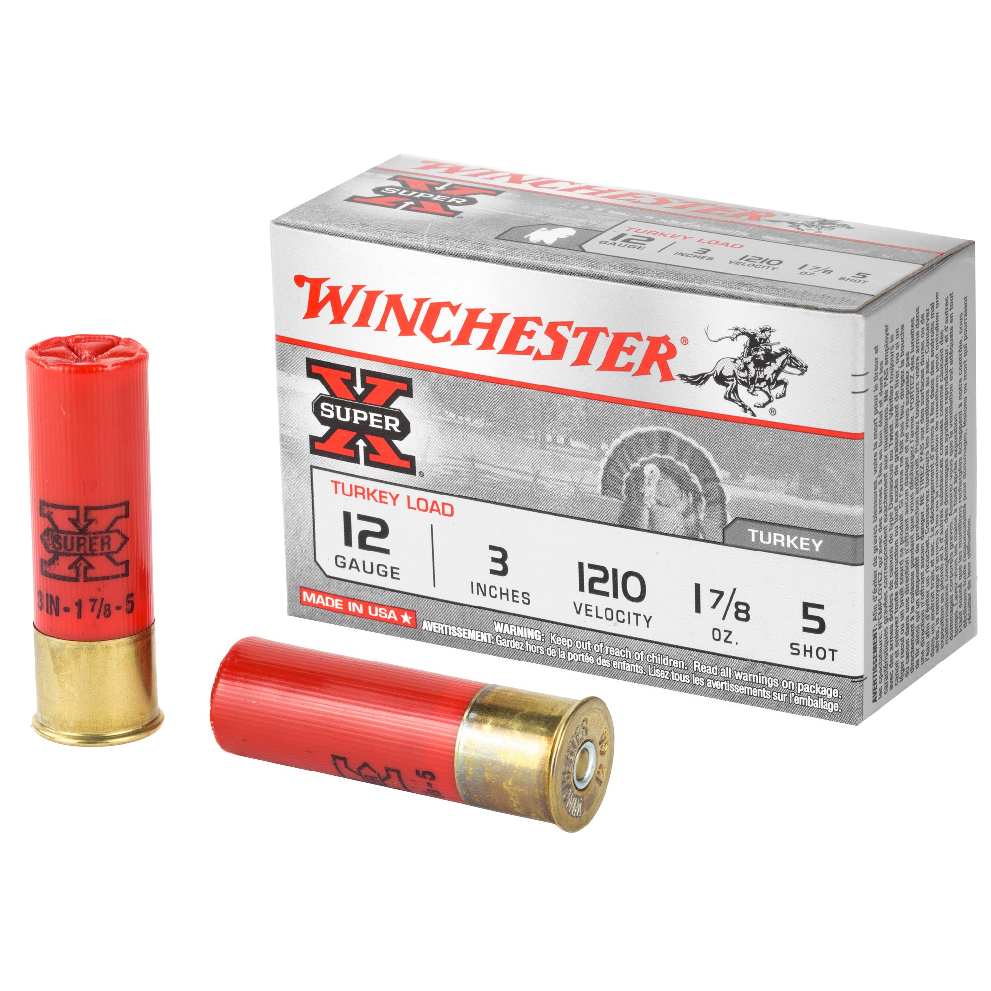 WIN SPRX TRKY 12GA 3" #5 10/100 - American Ordnance