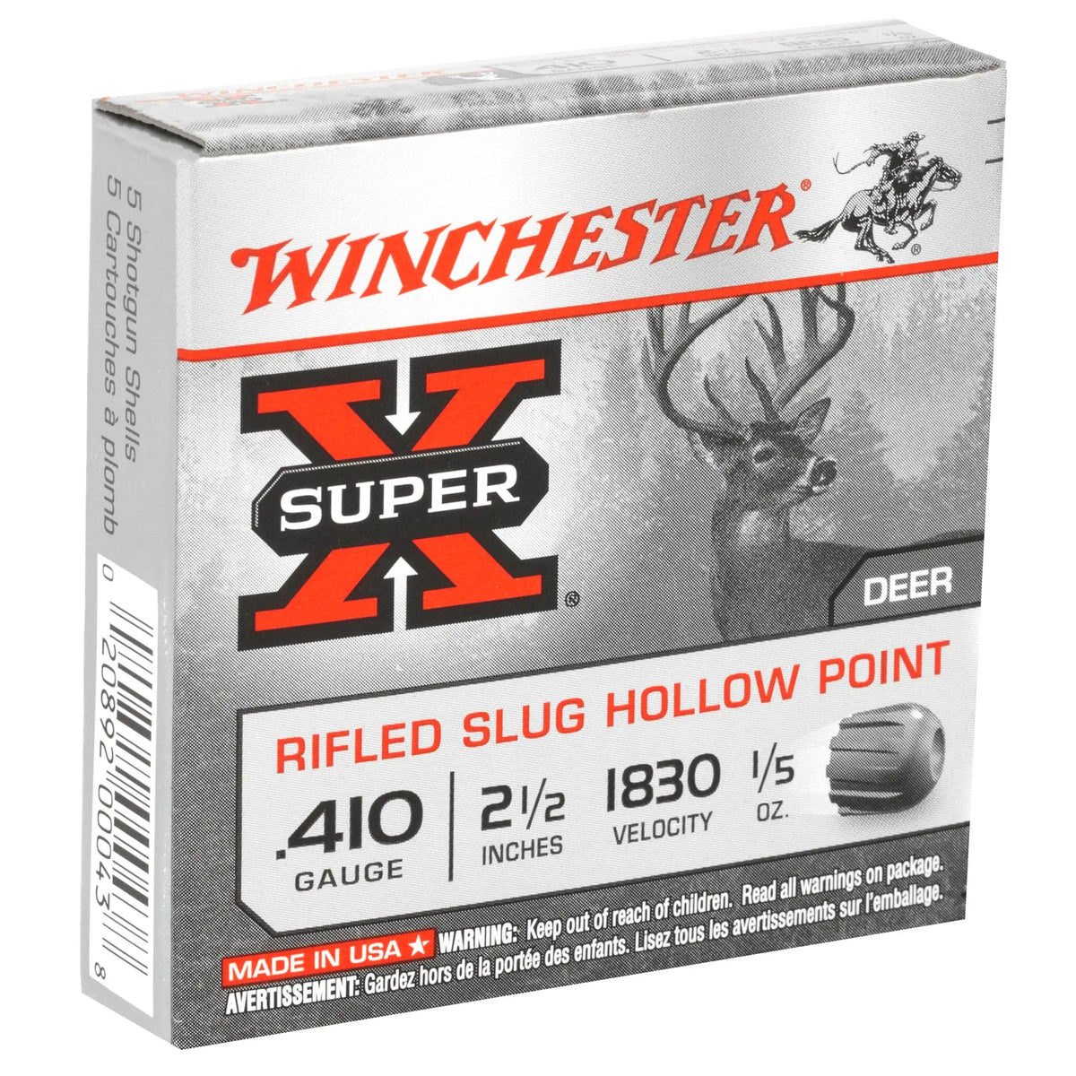 WIN SPRX 410G 2.5&quot; 1/5OZ RFLED 5/250 - American Ordnance