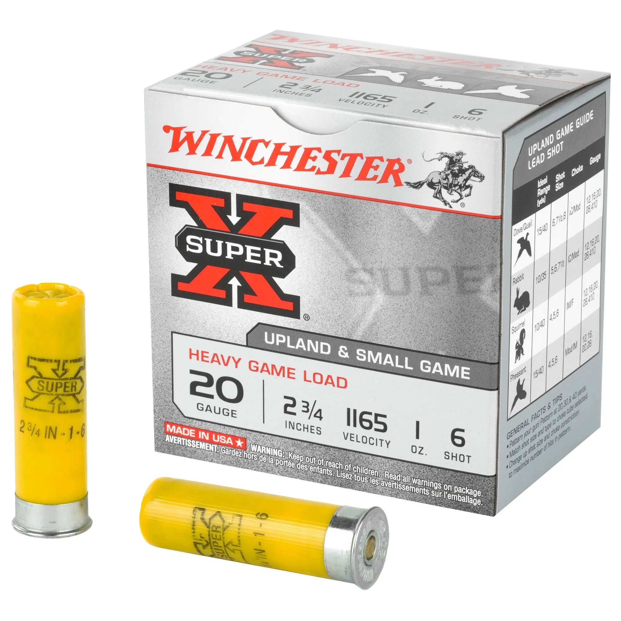WIN SPRX HGL 20GA 2.75" #6 25/250 - American Ordnance