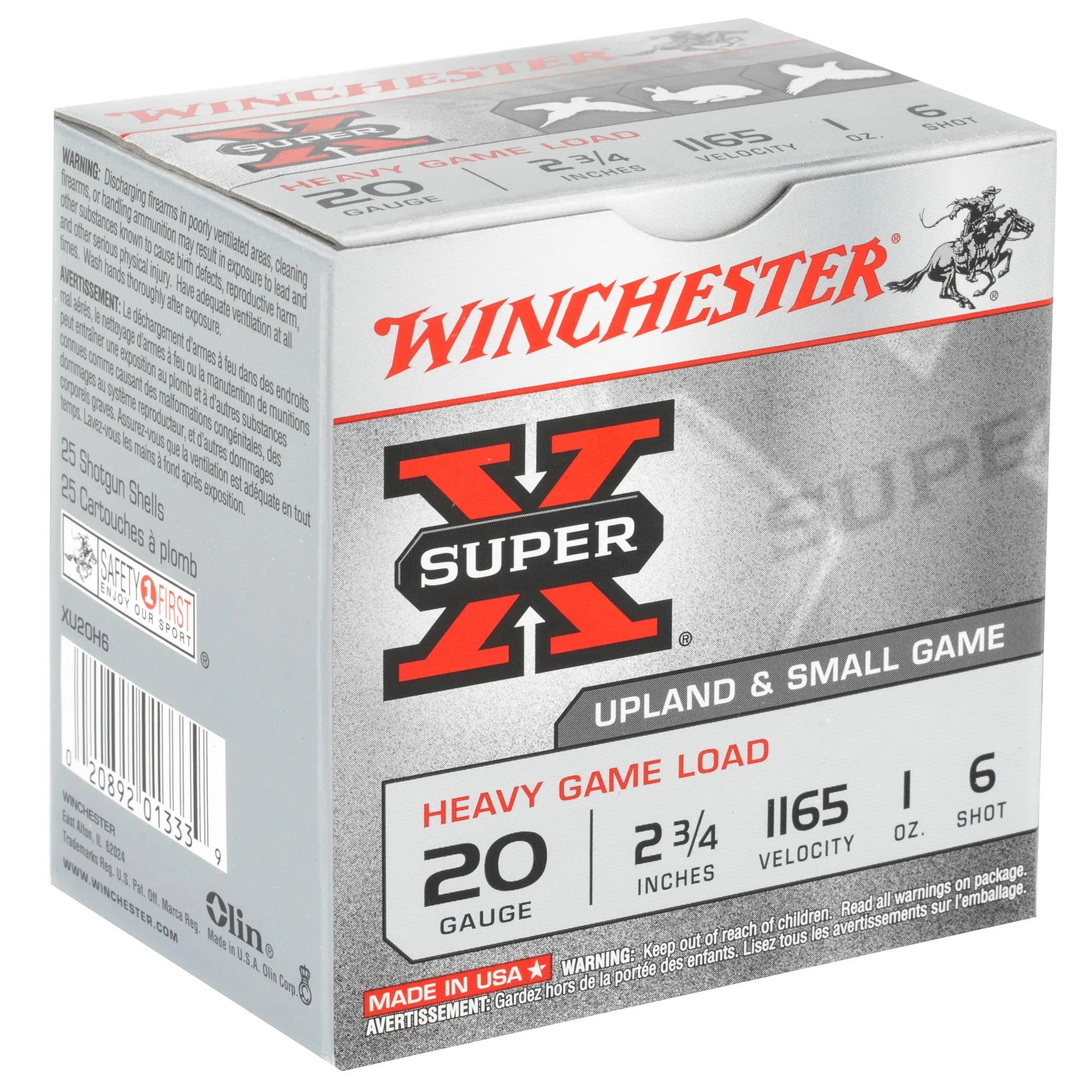 WIN SPRX HGL 20GA 2.75" #6 25/250 - American Ordnance