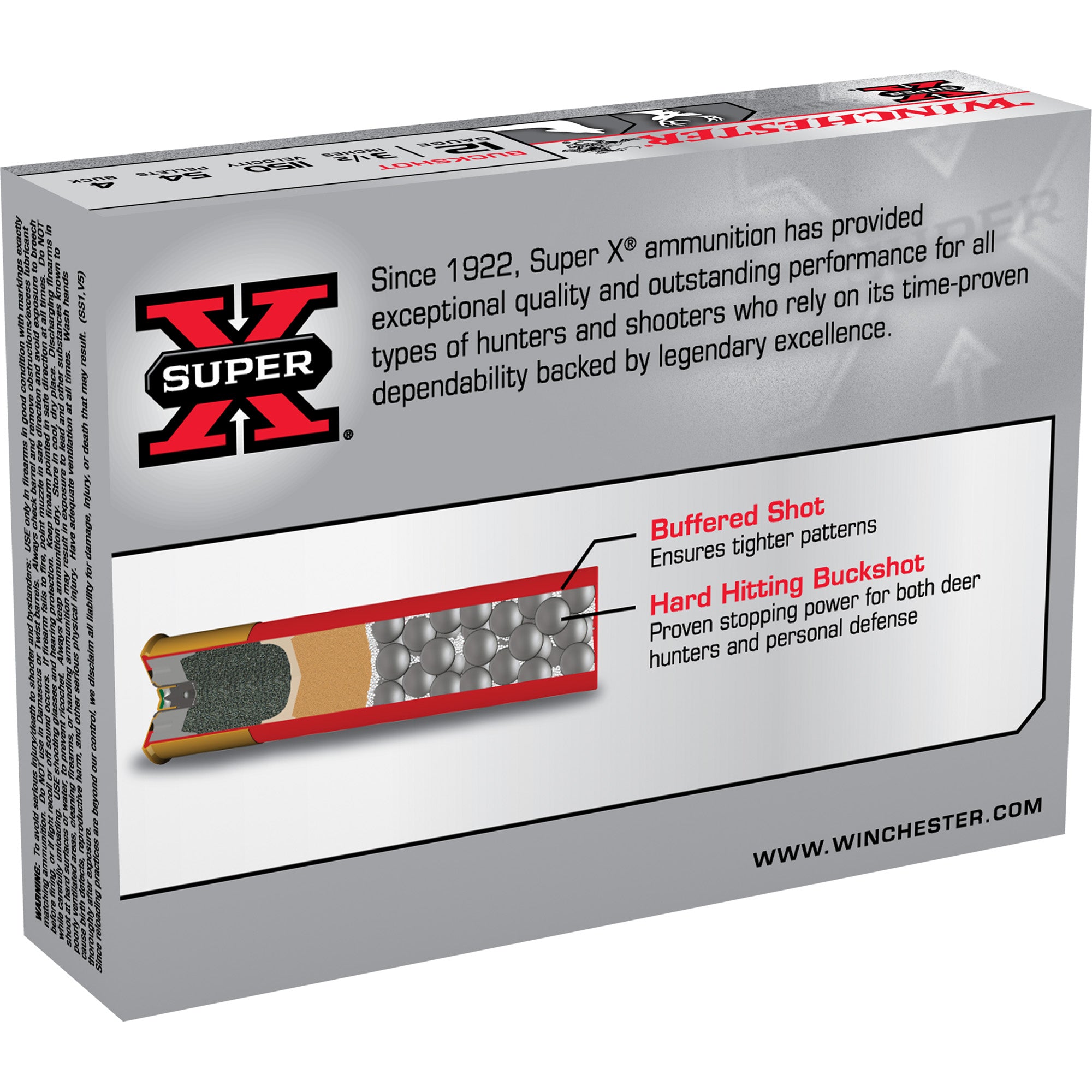 WIN SUPER-X 12GA 3.5" 4 BUCK 5/250 - American Ordnance