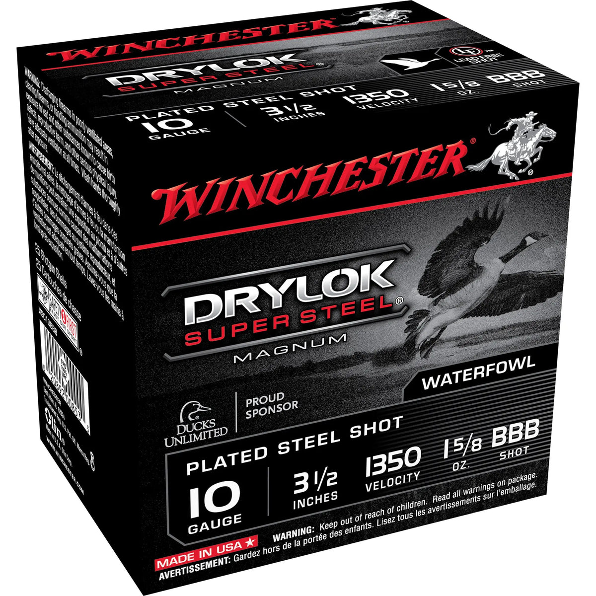 WIN DRYLK MAG 10GA 3-1/2&quot; BB 25/250 - American Ordnance