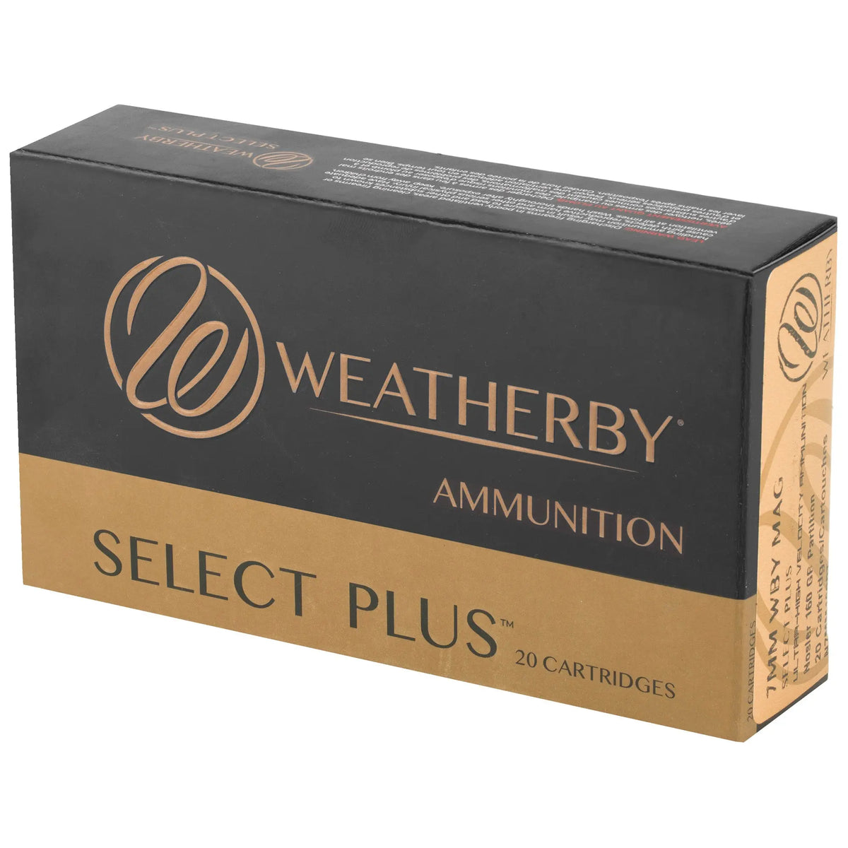 WBY AMMO 7MMWBY 160GR NOS PRT 20/200 - American Ordnance