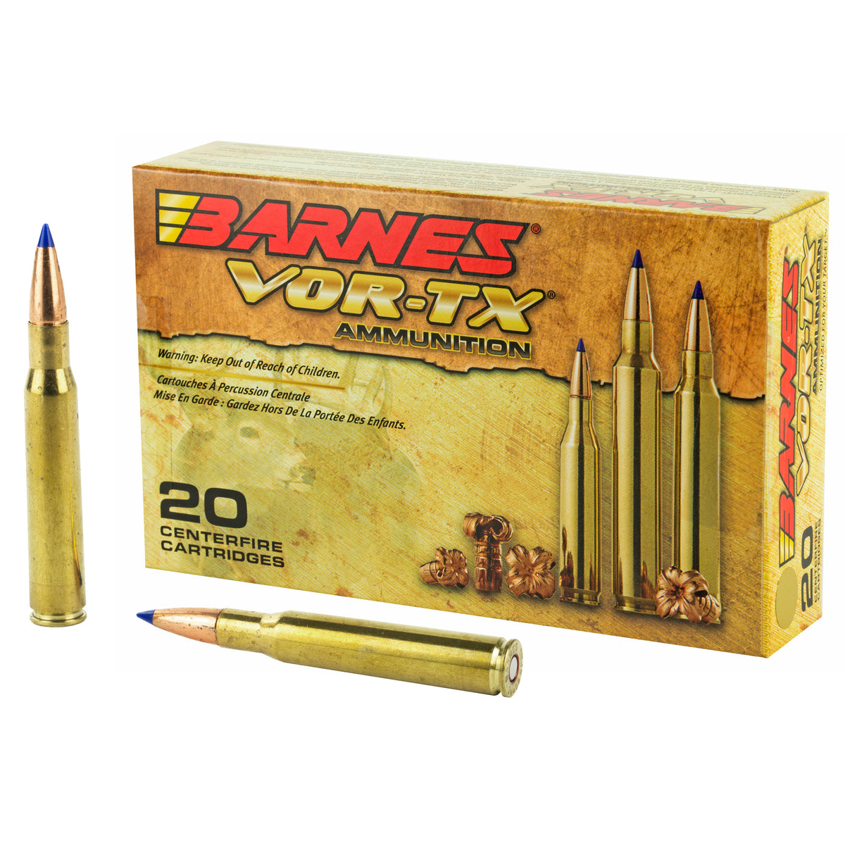 BARNES VOR-TX 30-06 168GR TTSX BT 20RD