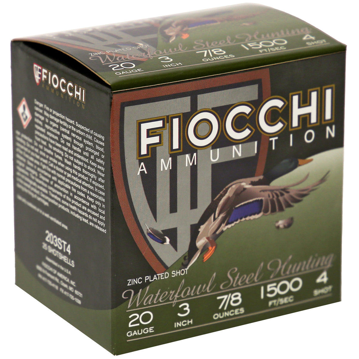 FIOCCHI 20GA #4 FLYWAY STEEL 25RD