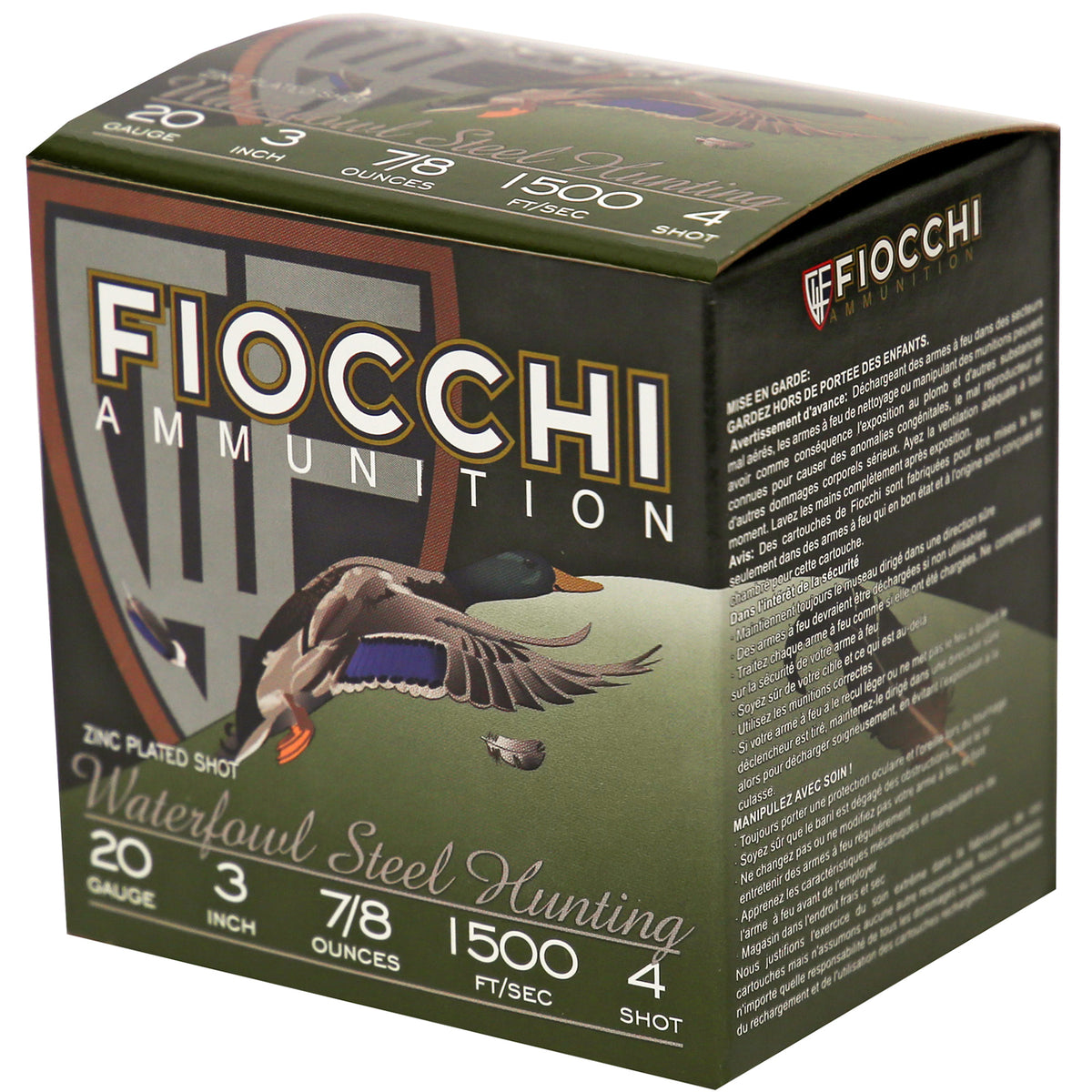 FIOCCHI 20GA #4 FLYWAY STEEL 25RD