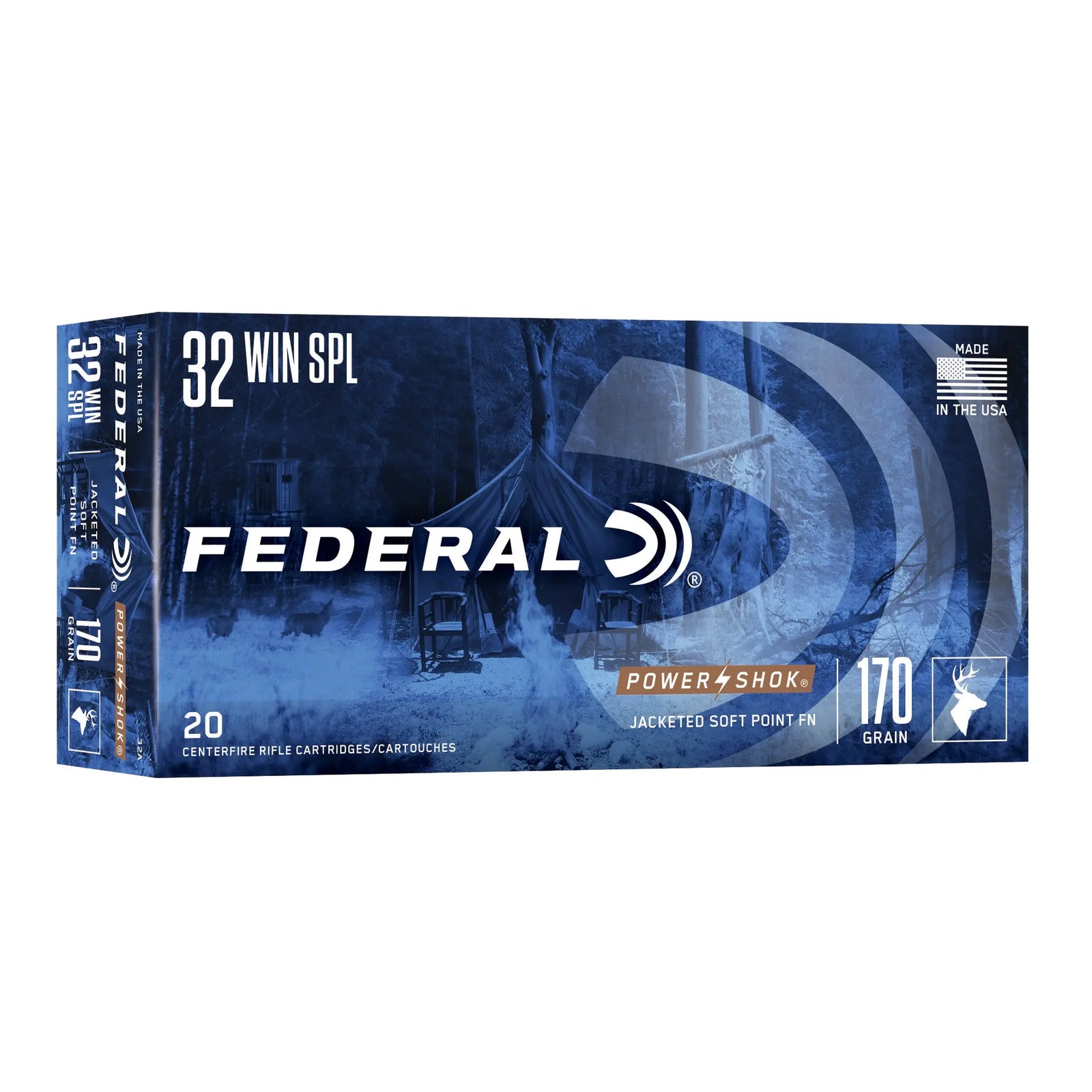 FED PWRSHK 32WIN SPL 170GR SP 20/200 - American Ordnance