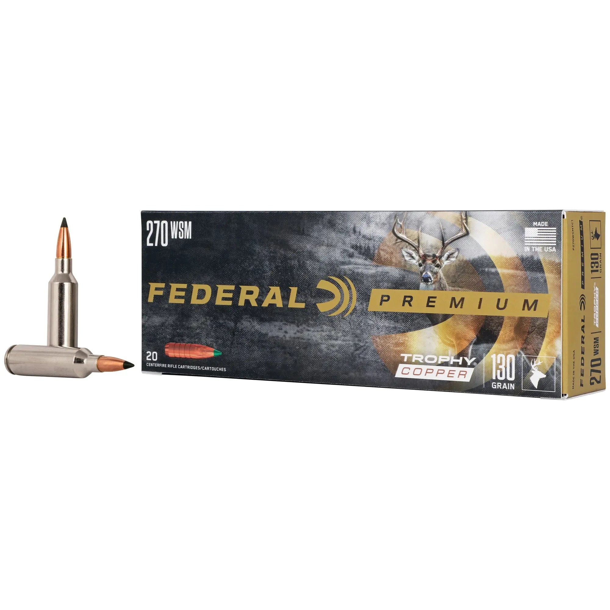 FED PRM 270WSM 130GR TRPHY C0PPER - American Ordnance