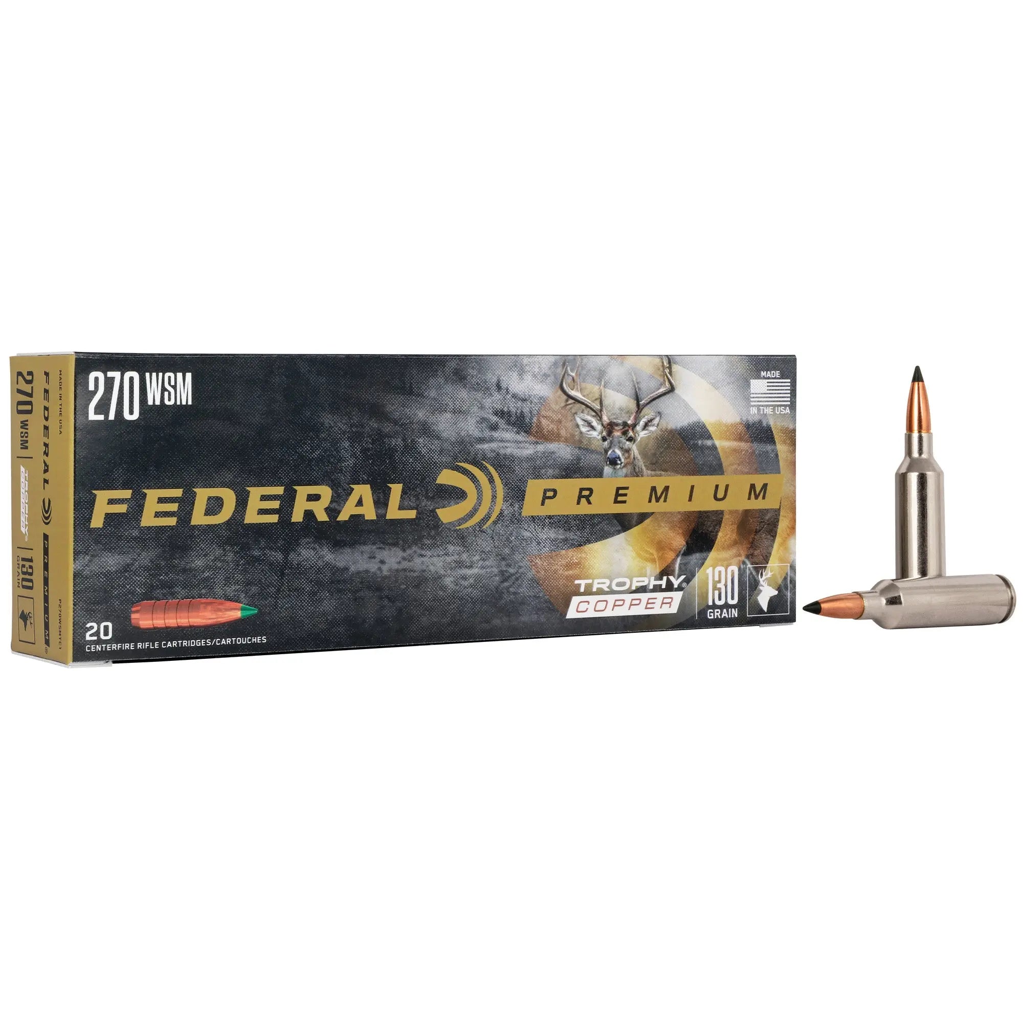 FED PRM 270WSM 130GR TRPHY C0PPER - American Ordnance