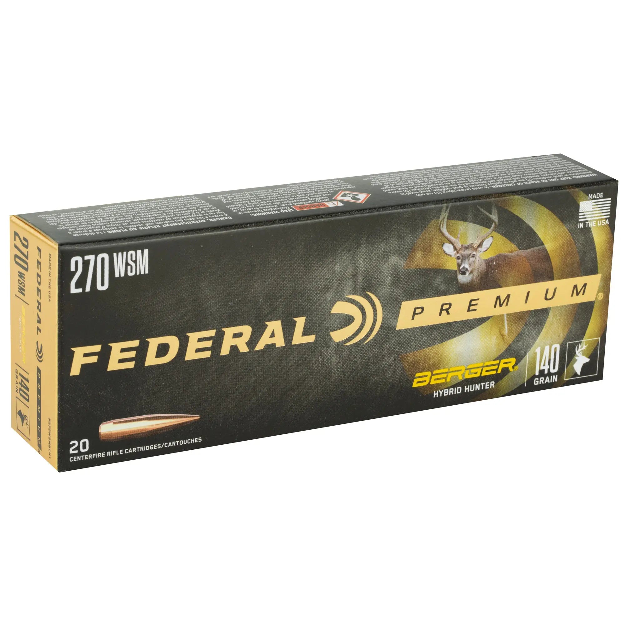 FED PRM 270WSM 140GR HYB HR 20/200 - American Ordnance