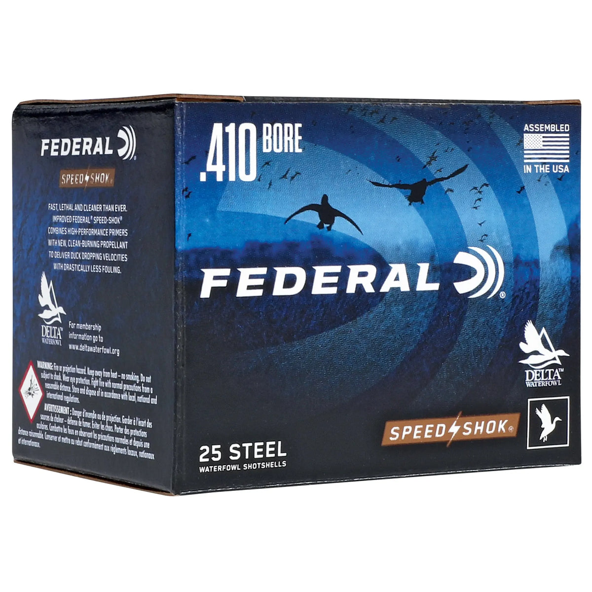 FED SPEED-SHOK STEEL 410GA 3&quot; #6 - American Ordnance