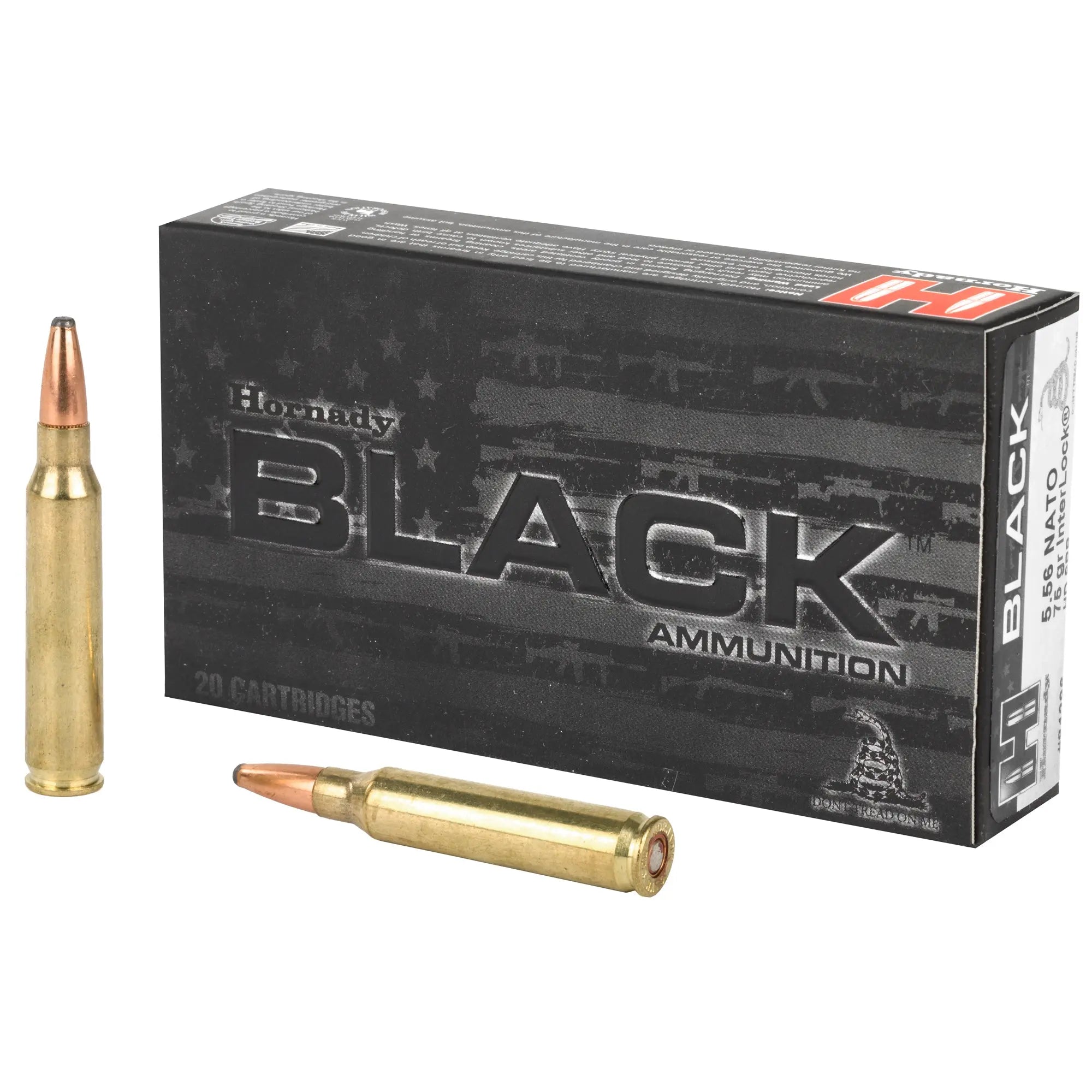 HRNDY BLACK 556NATO 75GR SBR 20/200 - American Ordnance